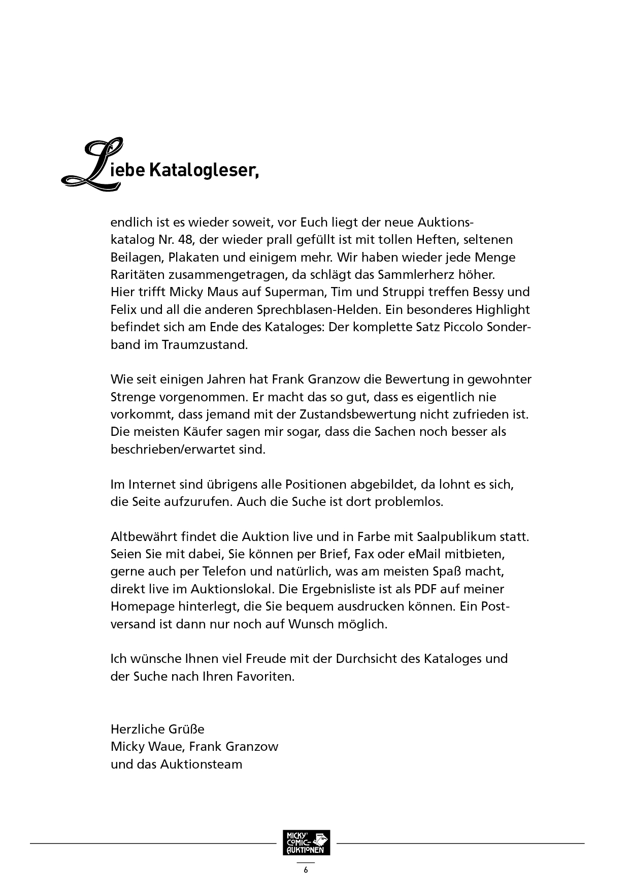 bild konnte nicht geladen werden für comic auktion 48