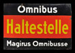 Magirus Omnibus Haltestelle 