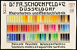Dr. Fr. Schoehfeld Materfarben- und Maltuch Fabrik 