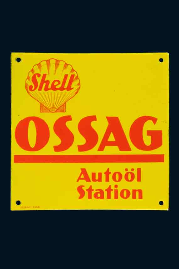 Shell Ossag Autoöl Station 