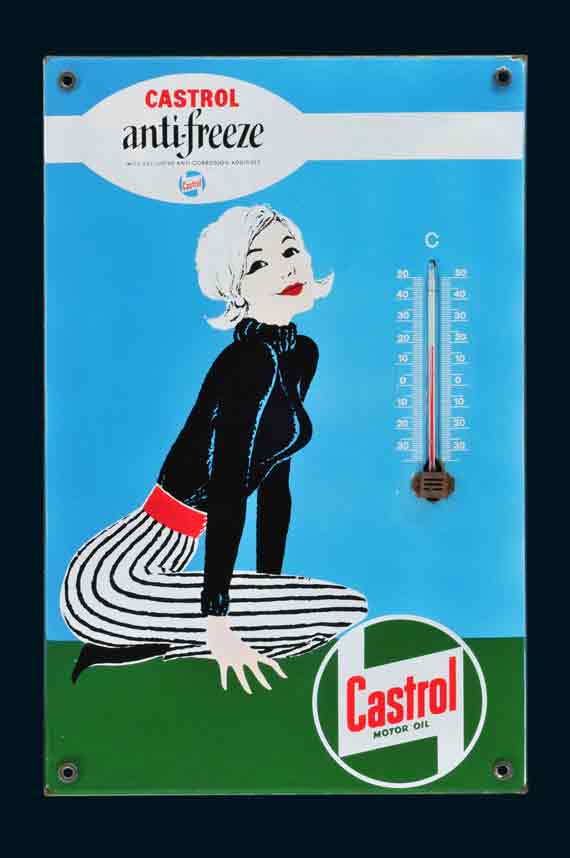 Castrol anti-freeze Thermometer 