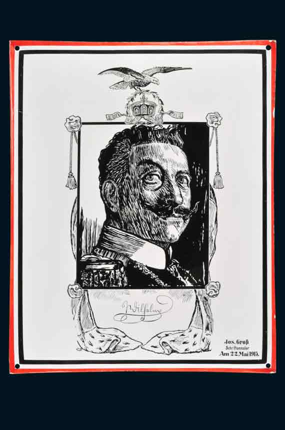 Jos. Groß, Schritenmaler, Kaiser Wilhelm II 
