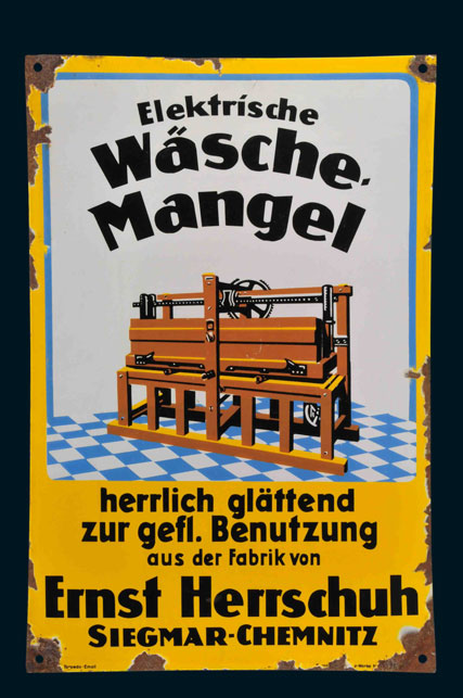Ernst Herrschuh elektrische Wäsche-Mangel 