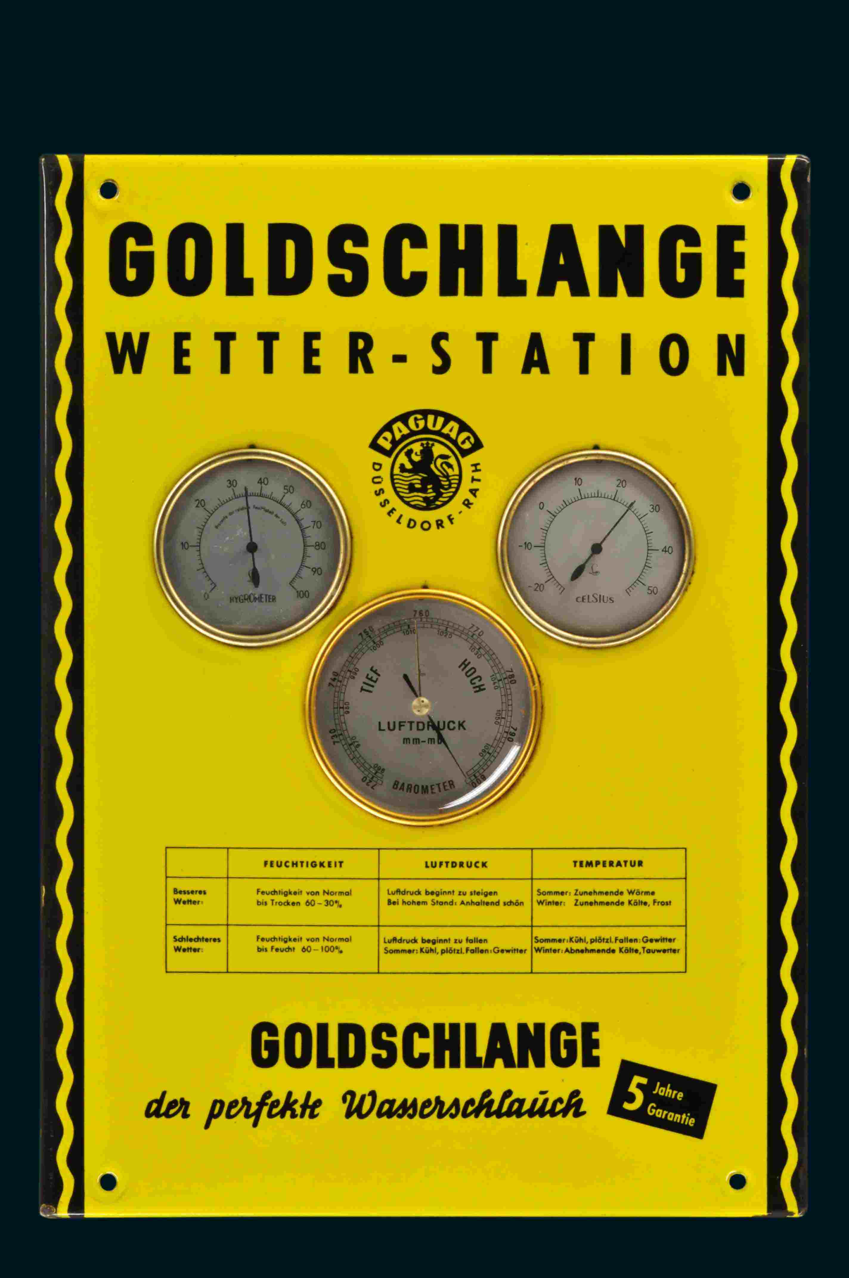 Goldschlange Wetter-Station 