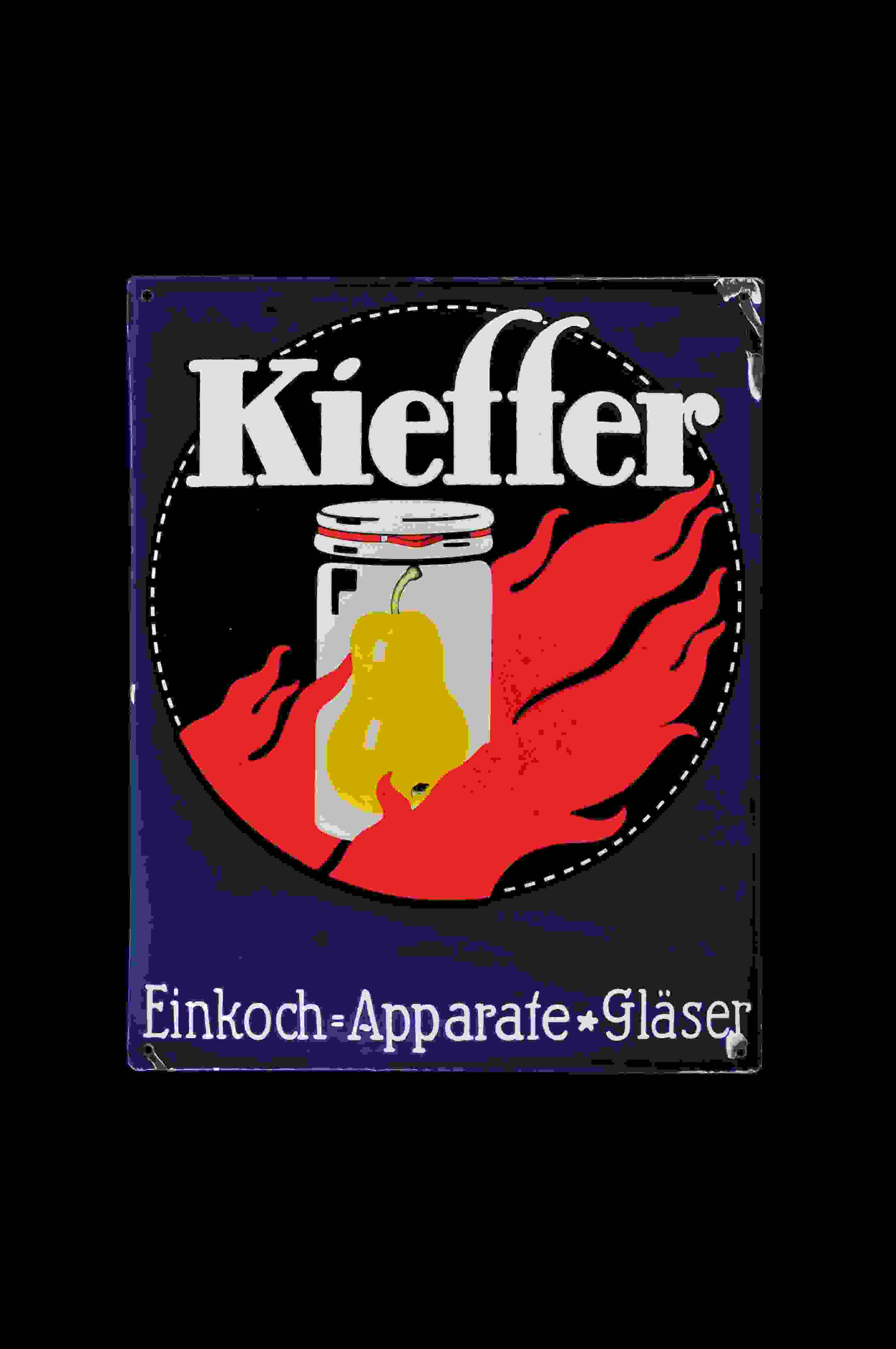 Kieffer Einkoch-Apparate, Gläser 