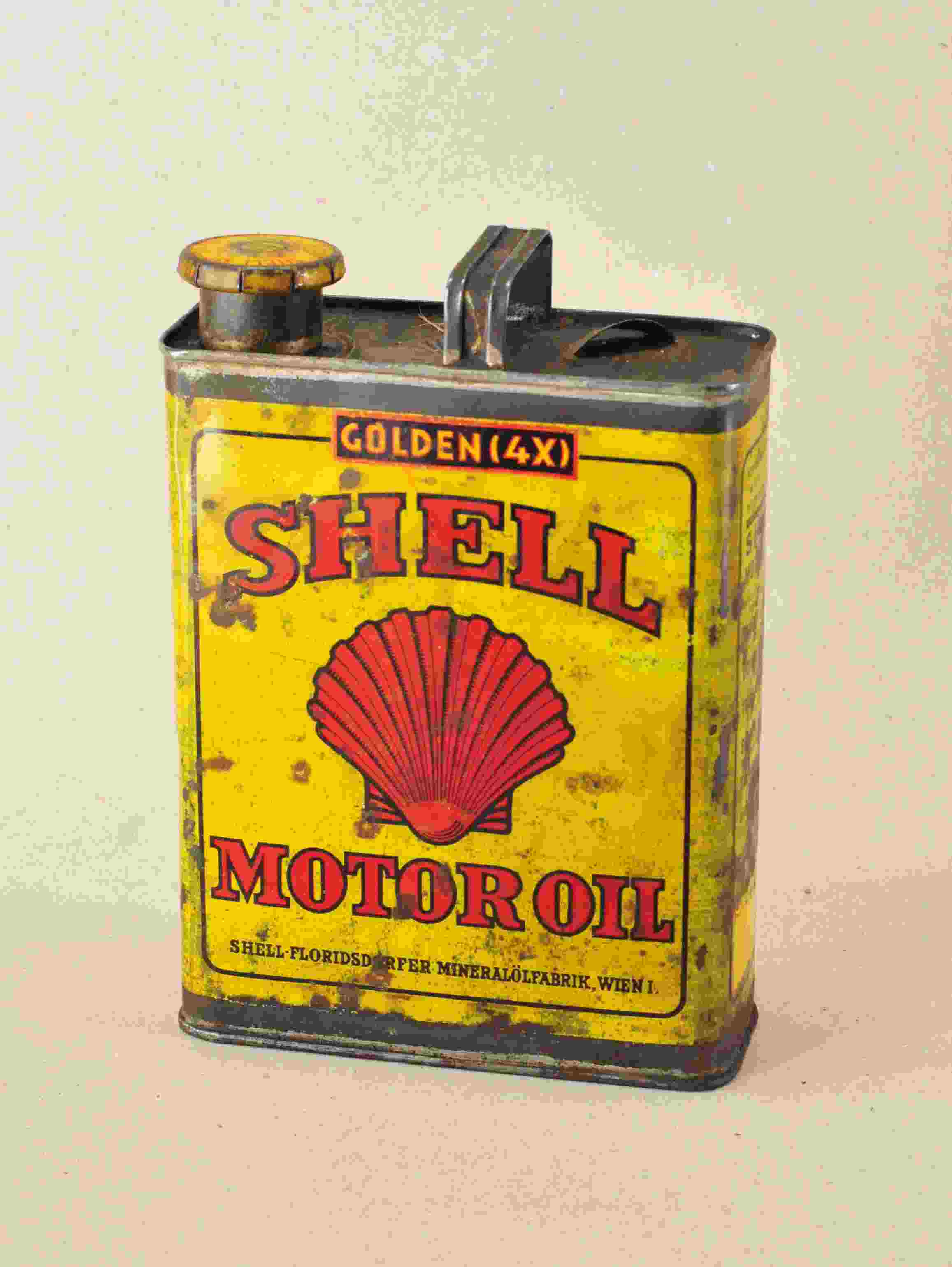 Shell Motor Oil Golden 4X Öldose 