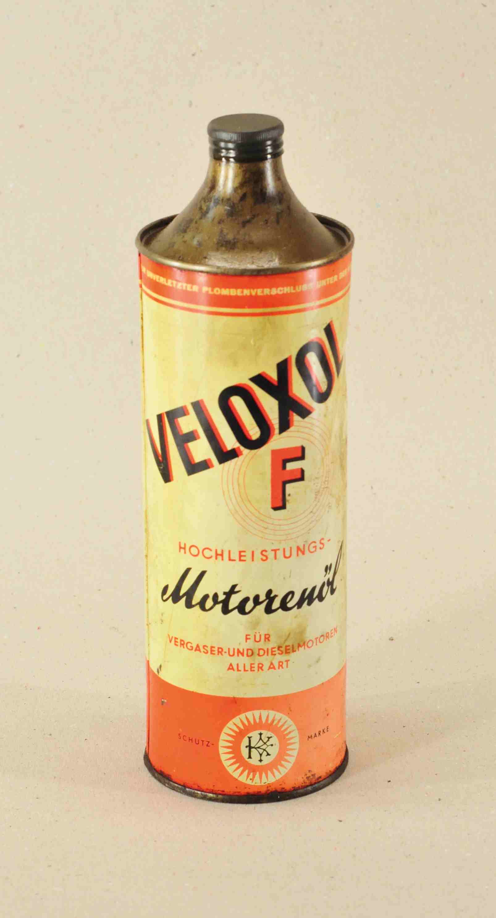 Veloxol "F" gefüllte Öldose 