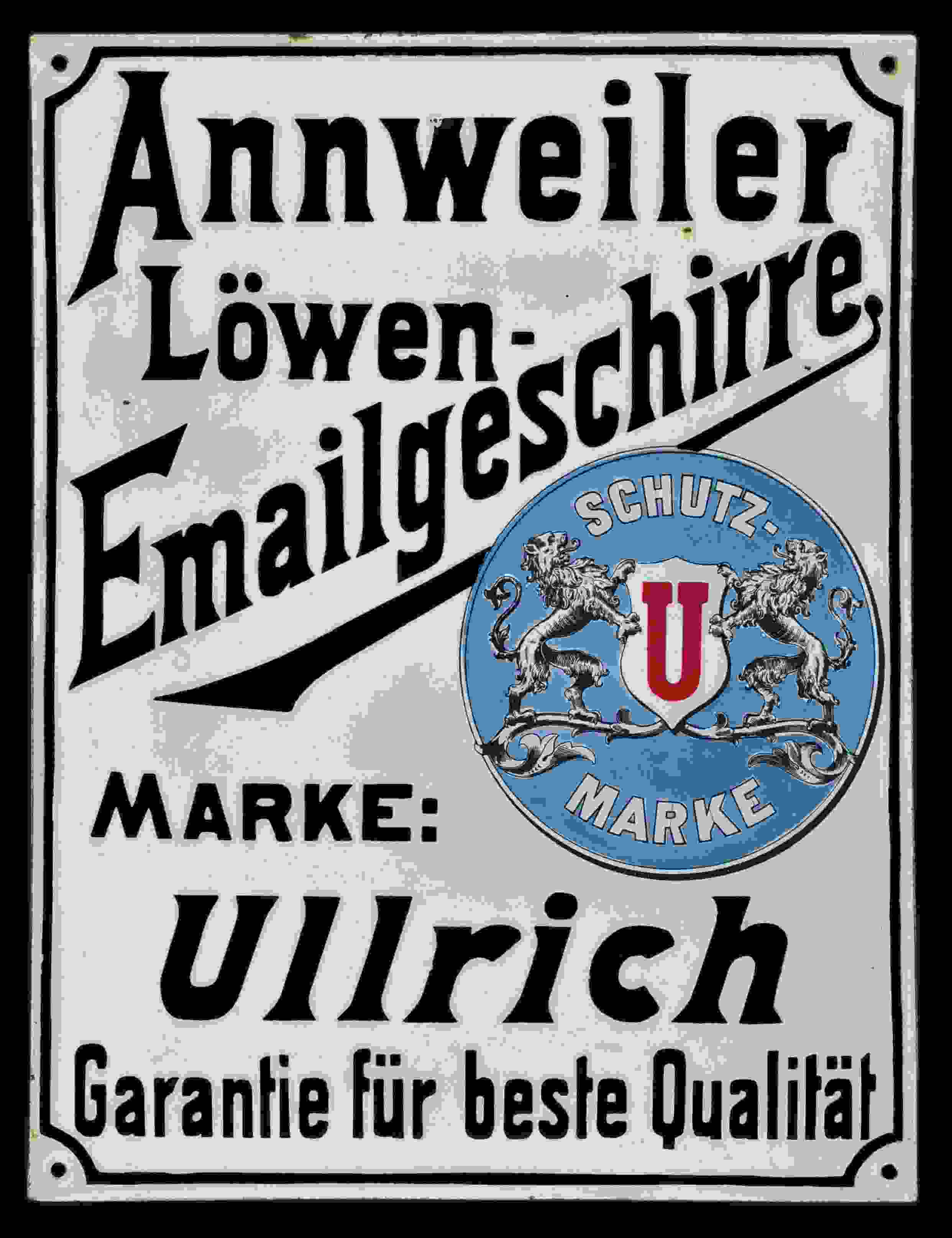 Annweiler Löwen-Emailgeschirre 
