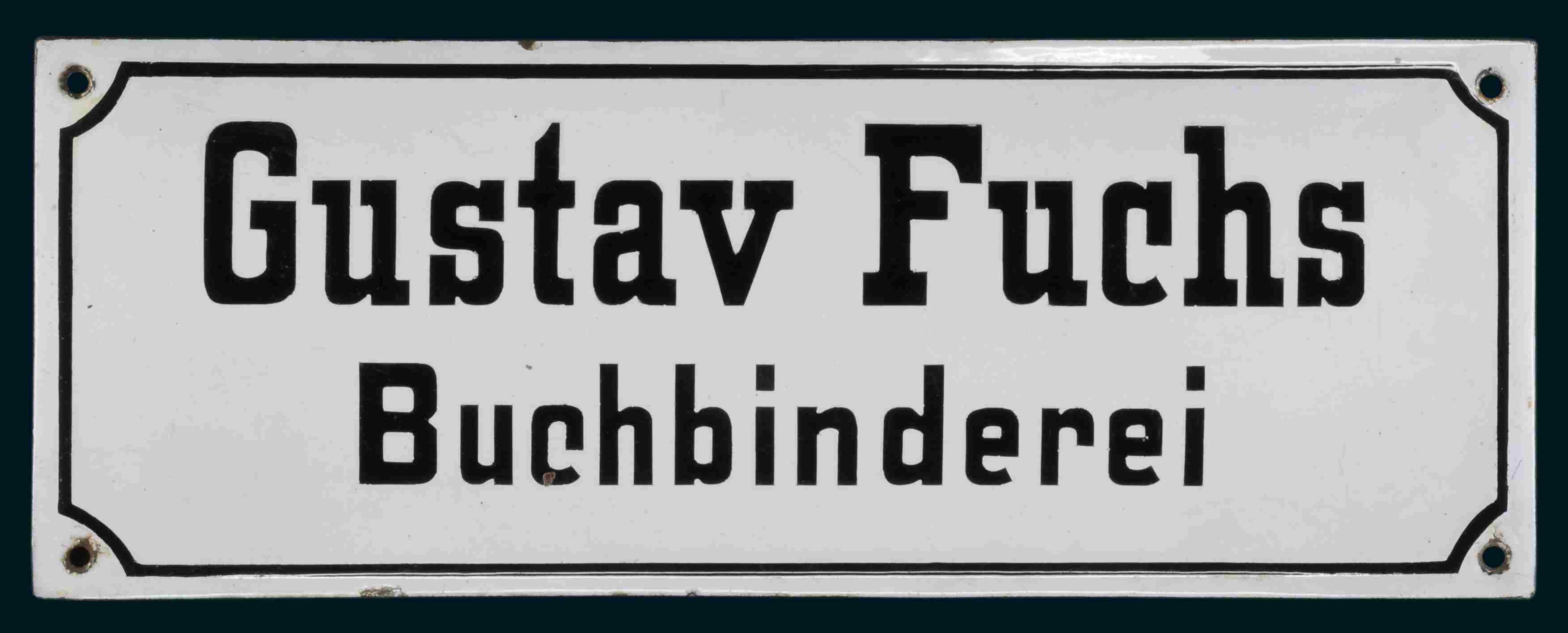 Gustav Fuchs Buchbinder 