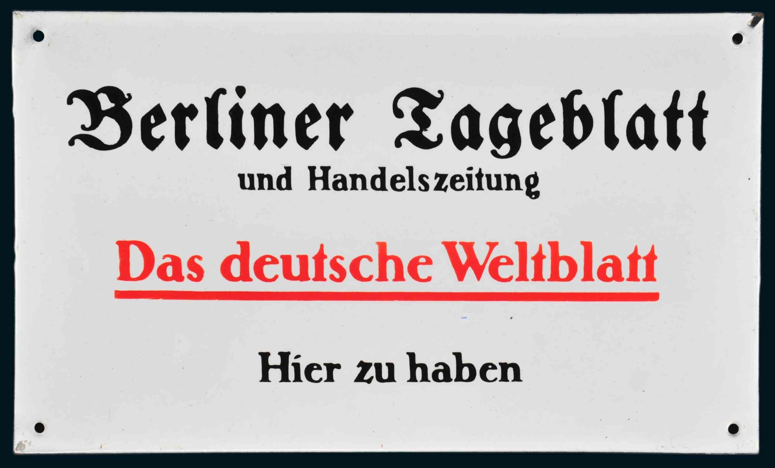Berliner Tageblatt und Handelszeitung 