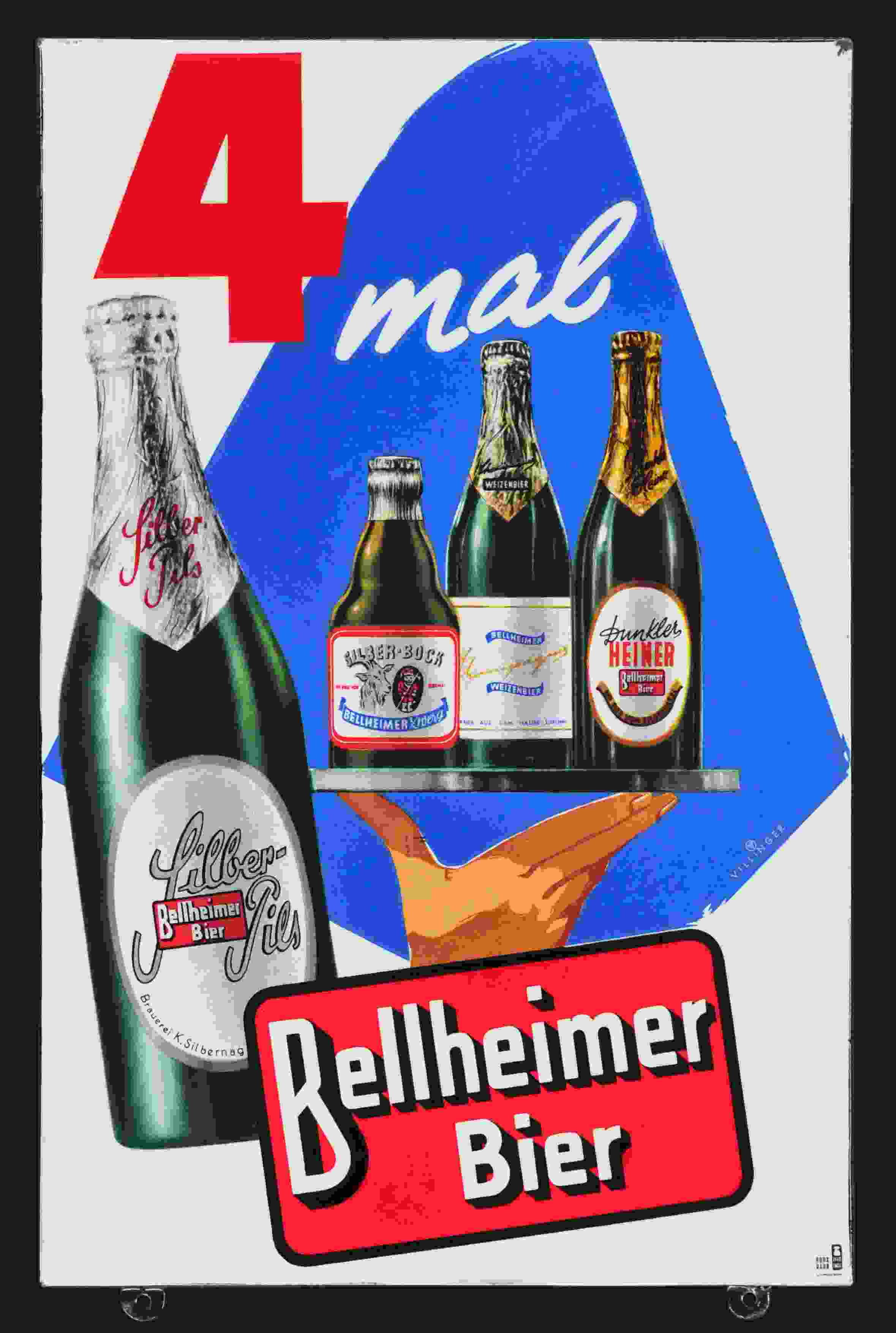 Bellheimer Bier 4 mal 