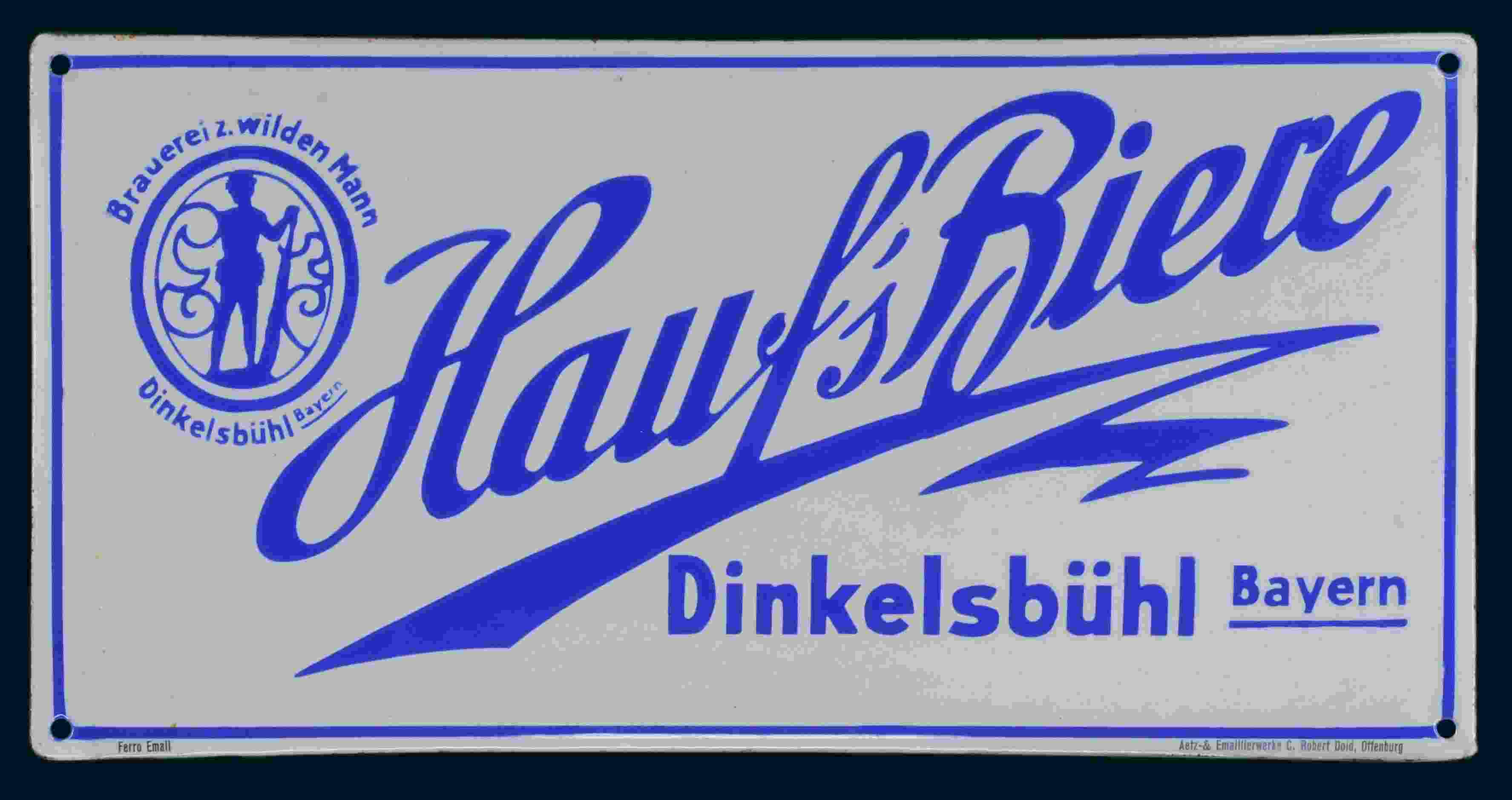 Hauff's Biere Brauerei z. wilden Mann 