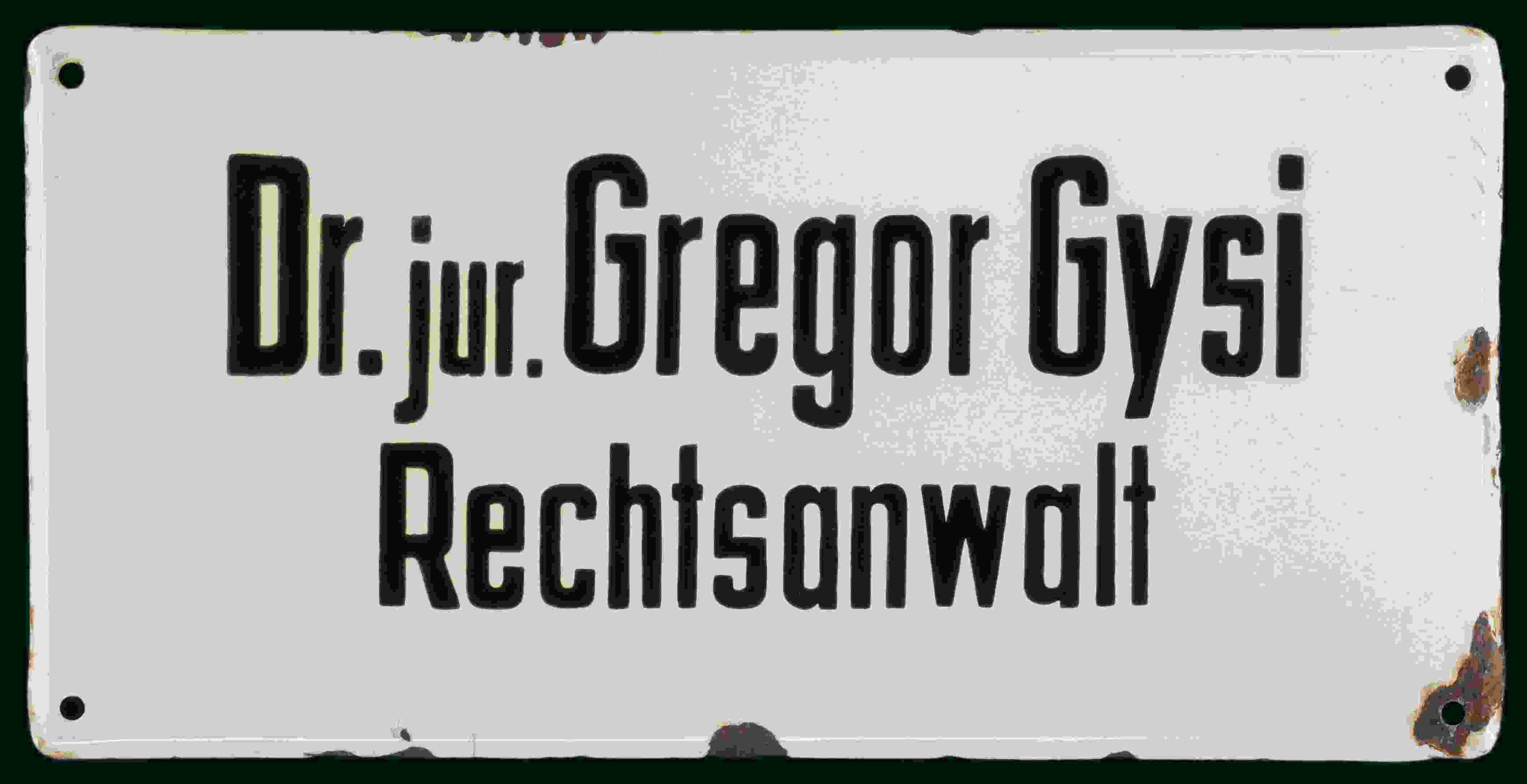 Dr. Jur. Gregor Gysi Rechtsanwalt 
