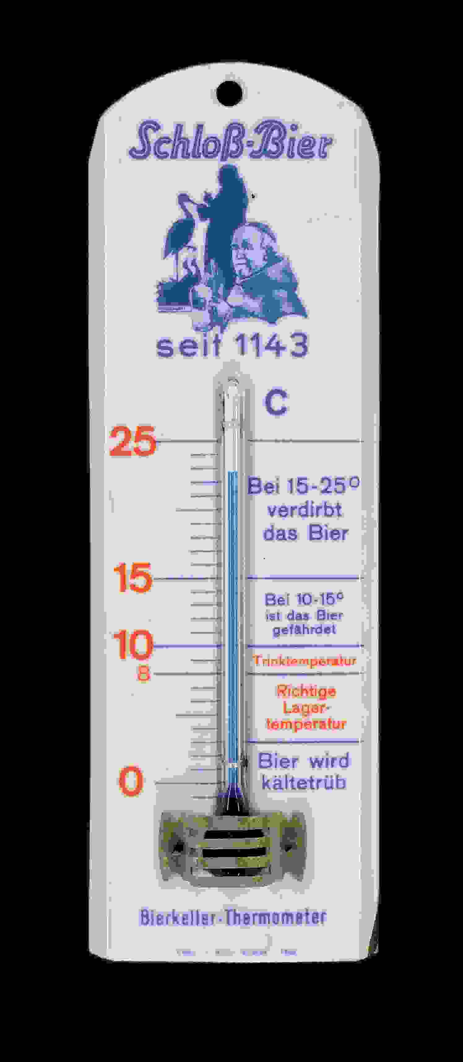 Schlossbräu Chemnitz Bierkeller-Thermometer 