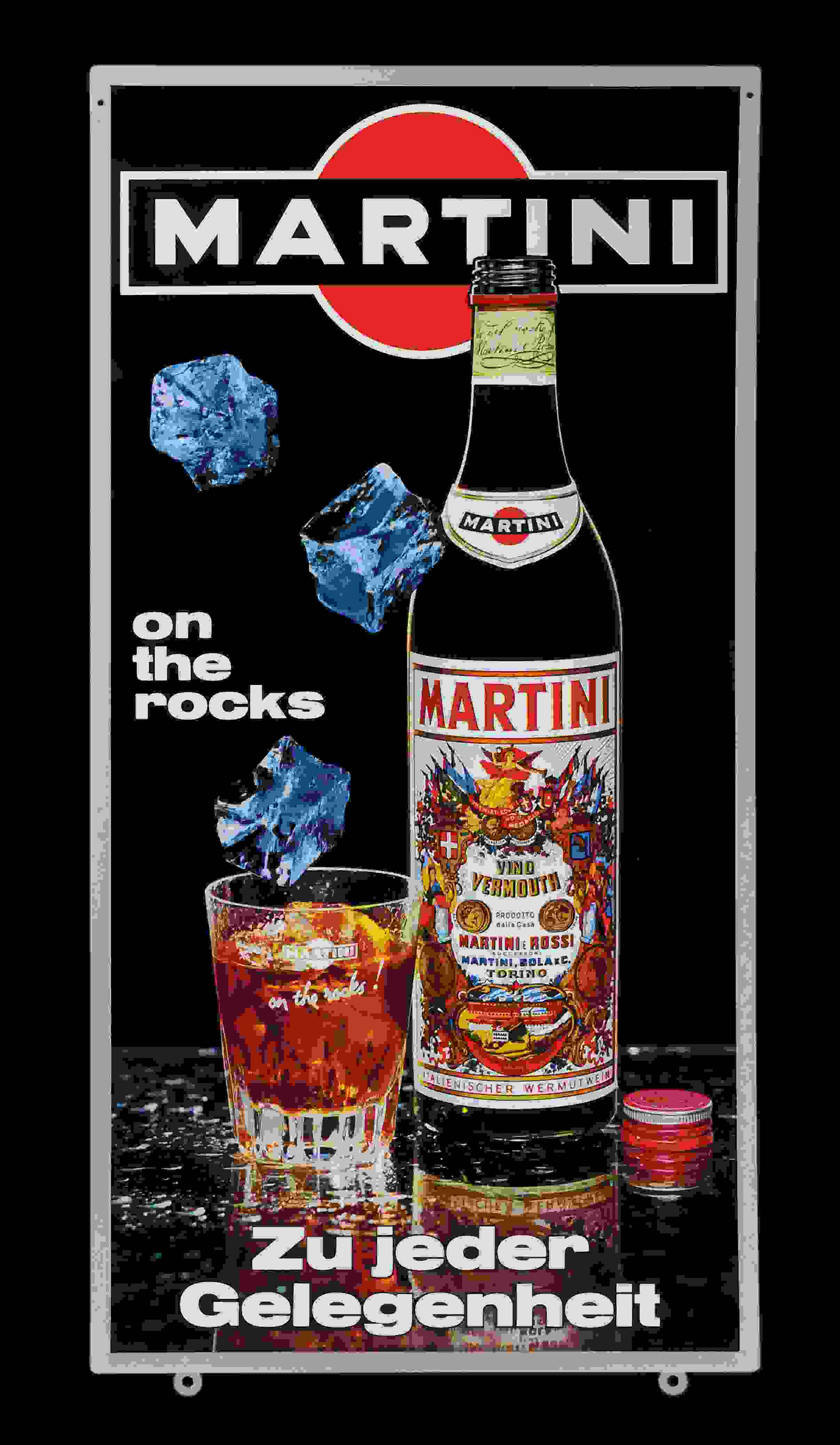 Martini on the rocks 