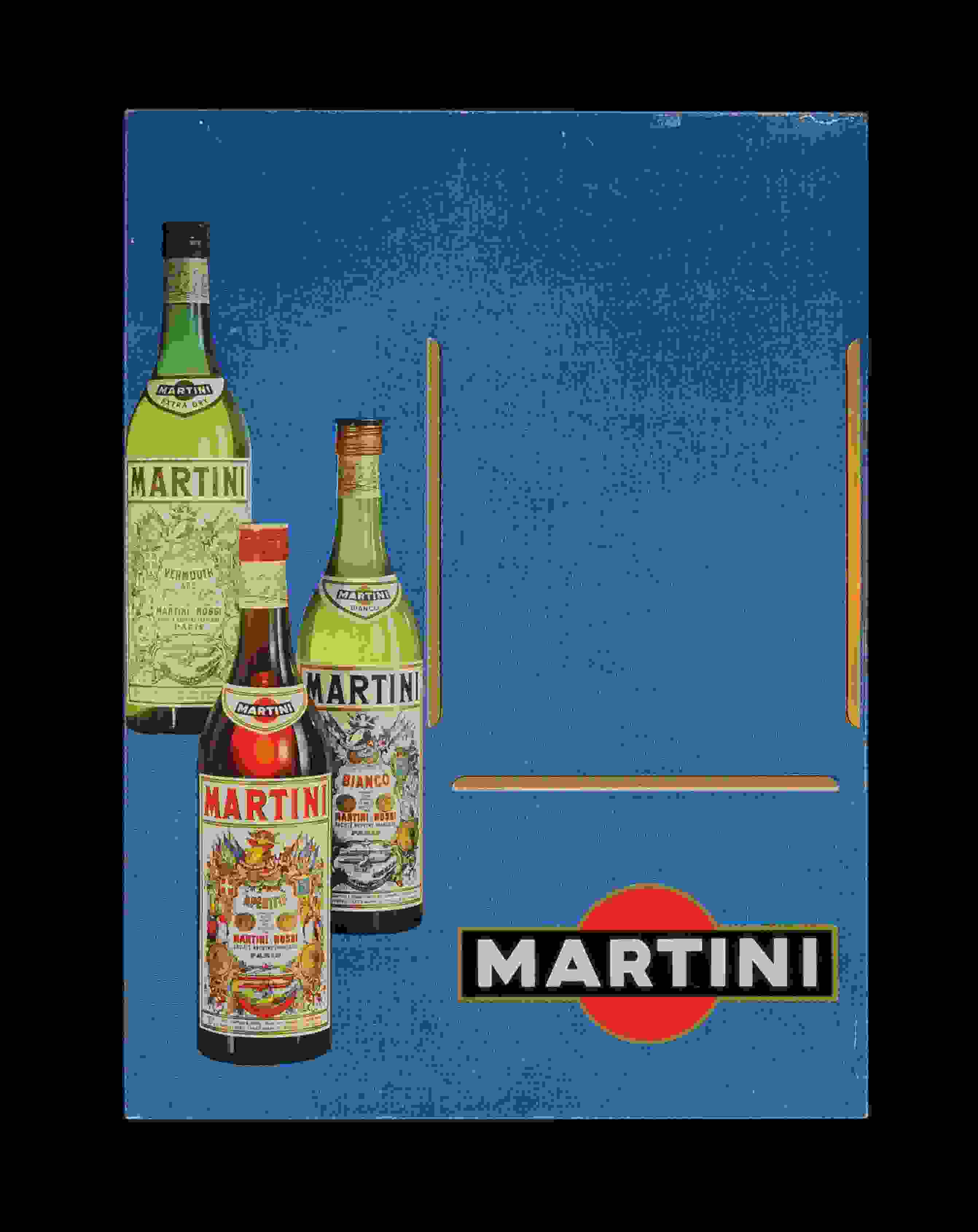 Martini mit Preisschild Halterung 