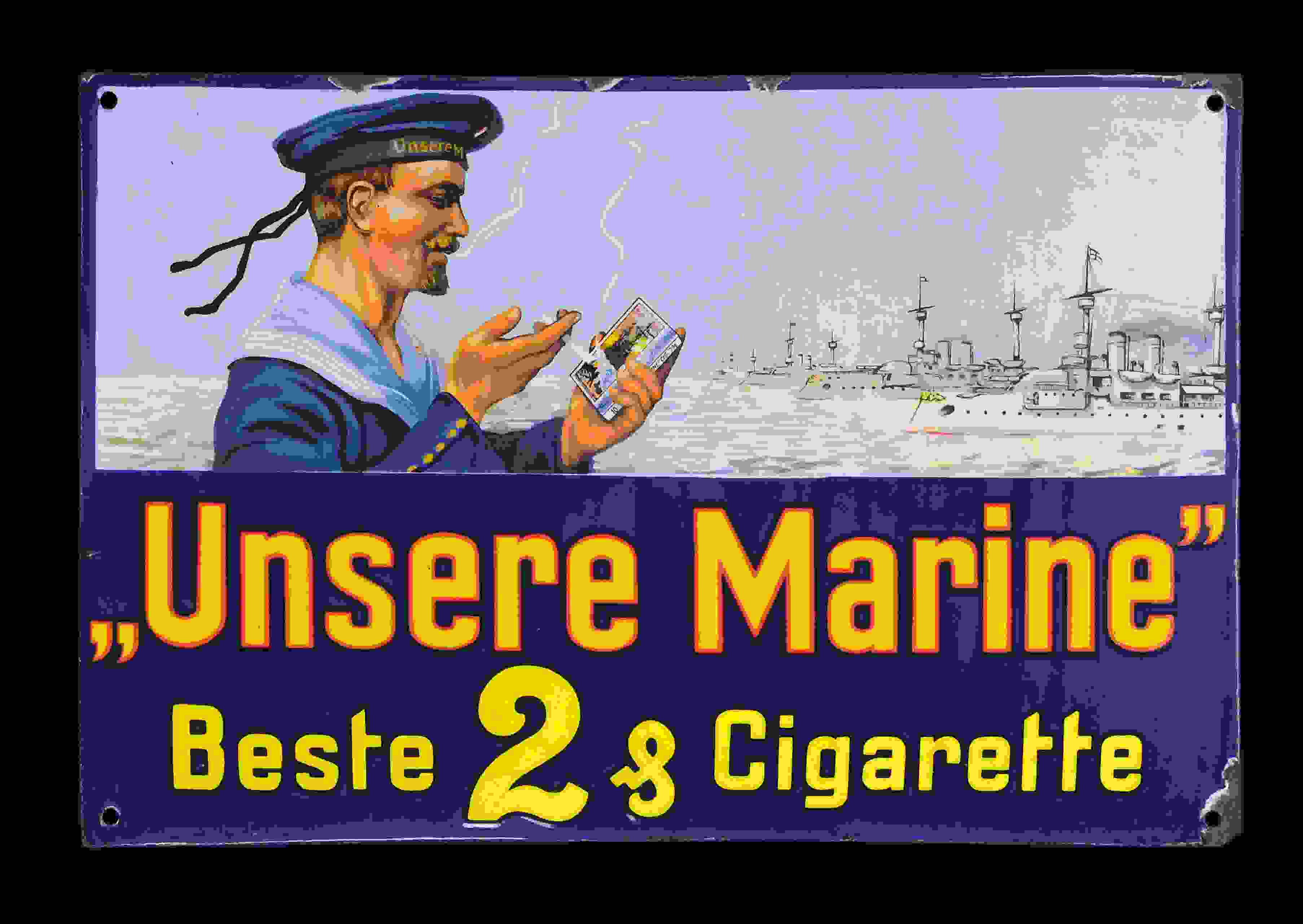 Unsere Marine 2 Pfg. Cigarette 