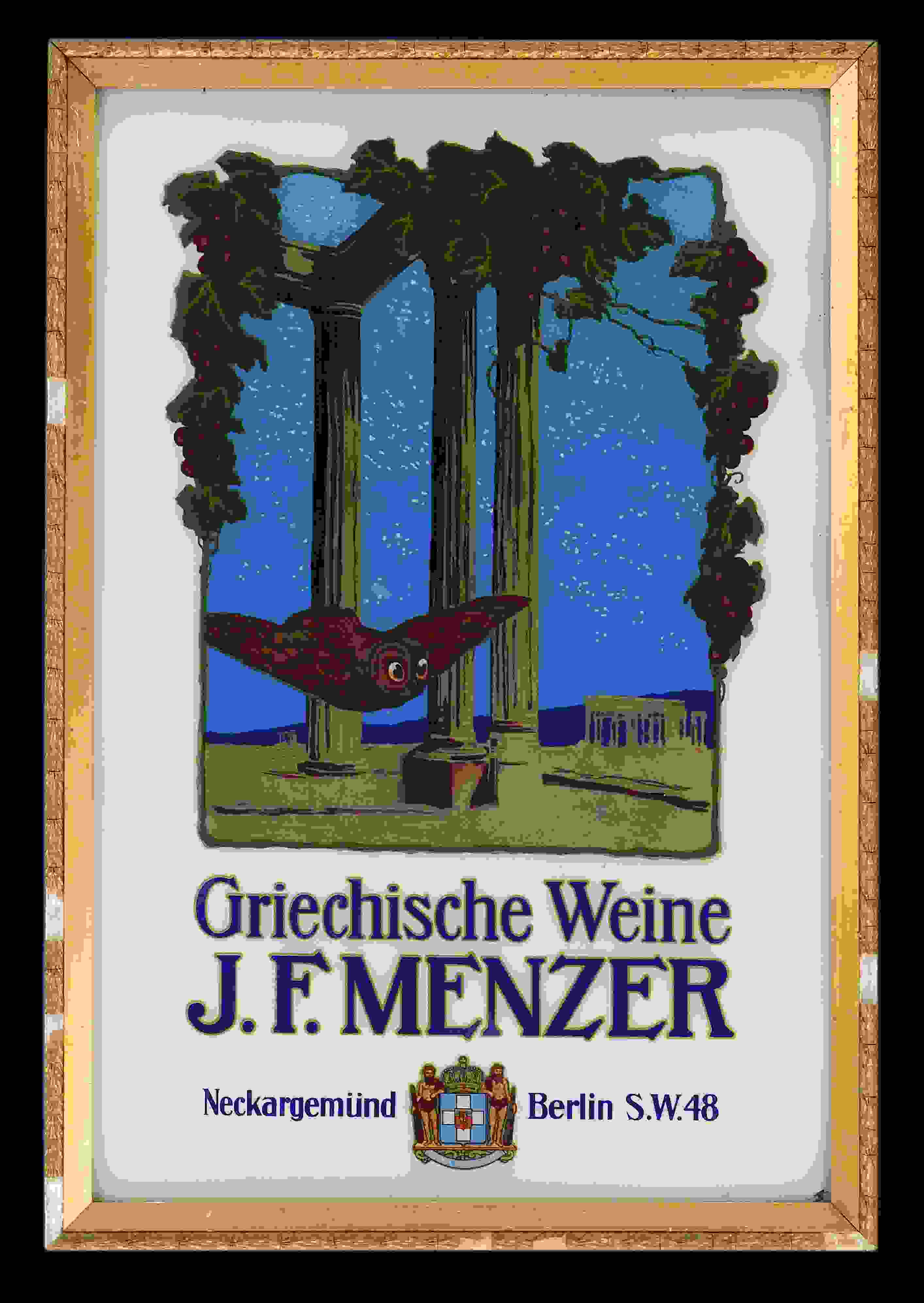 Griechische Weine j. F. Menzer 