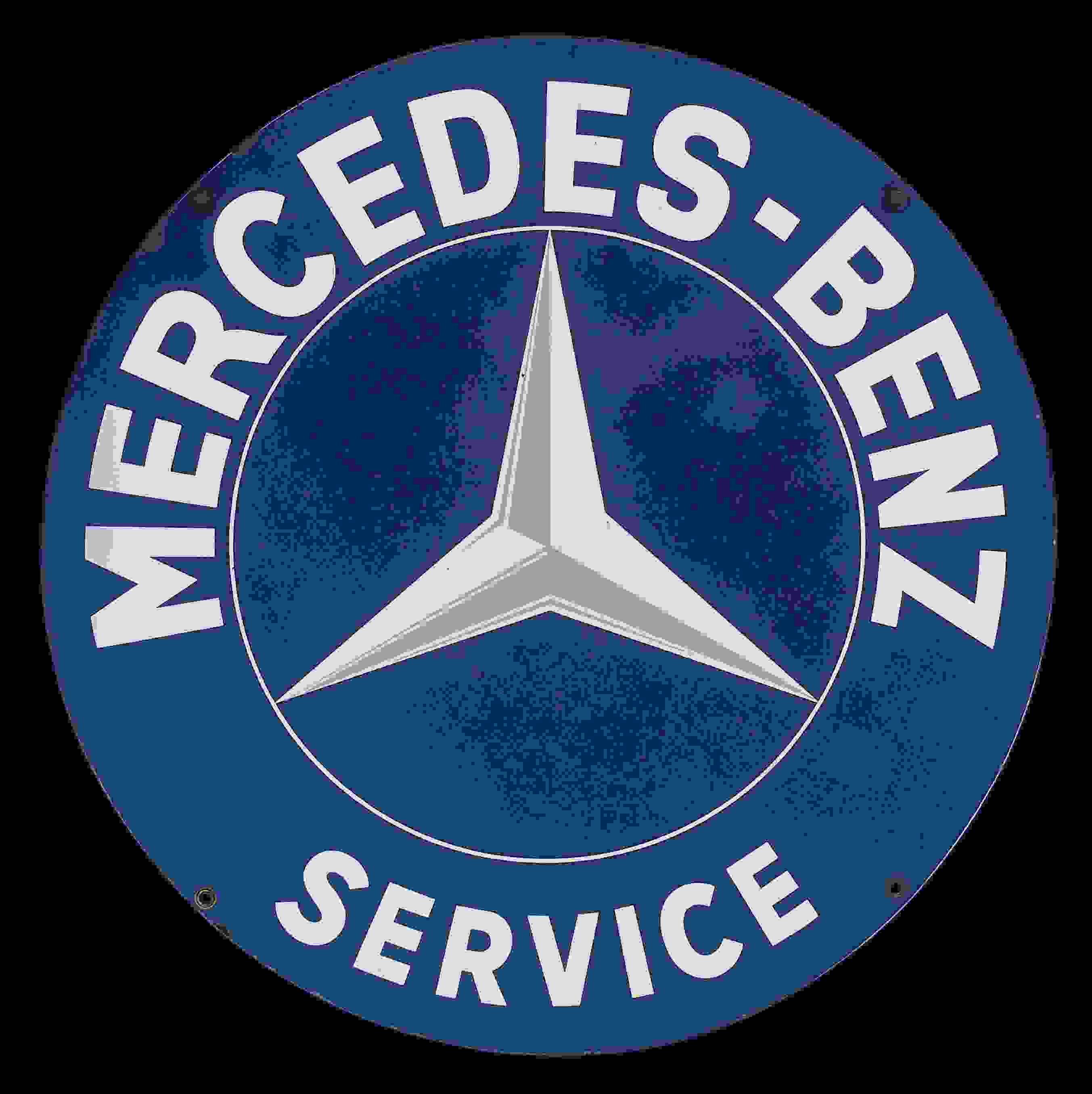 Mercedes-Benz Service Aushänger 