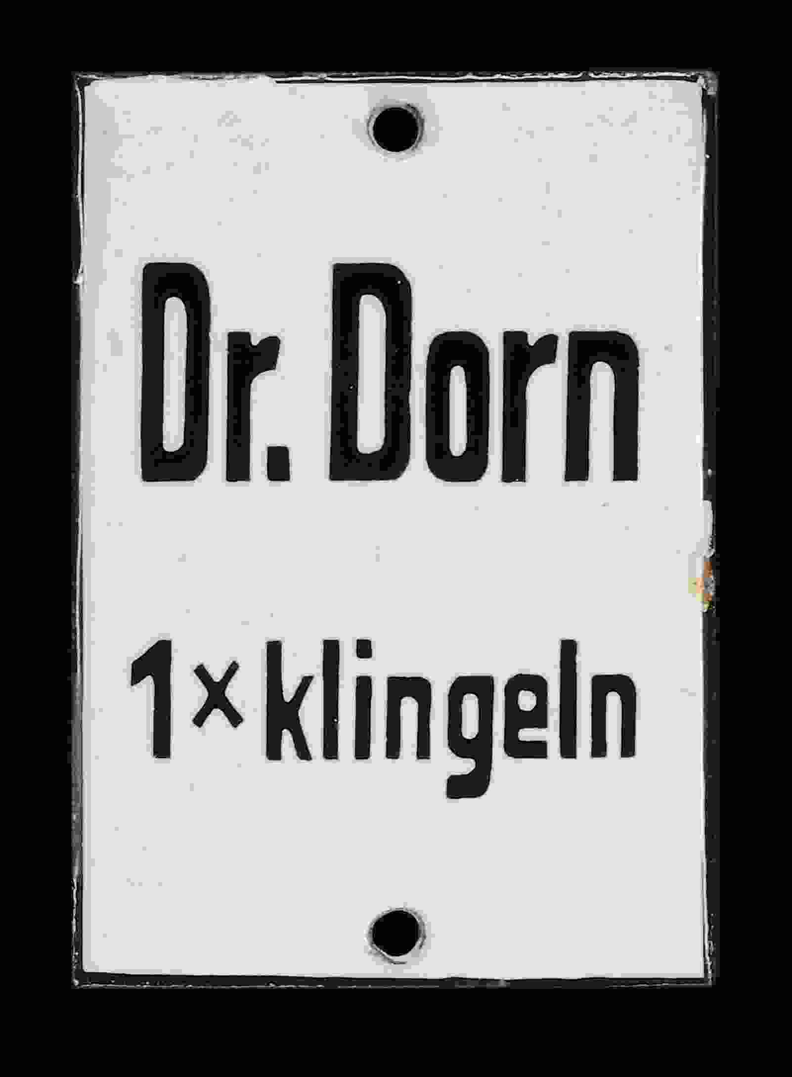 Dr. Dorn 1x klingeln 