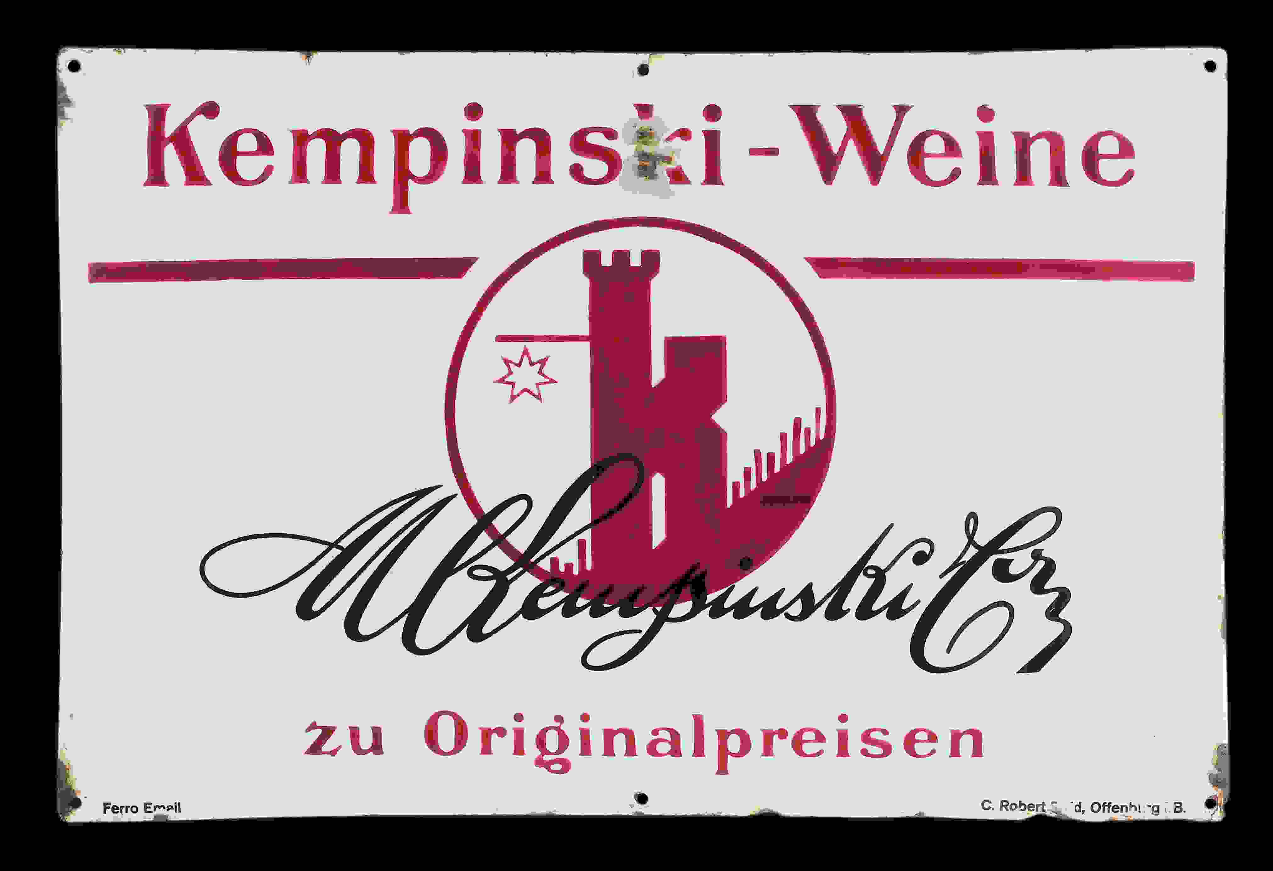 Kempinski-Weine 