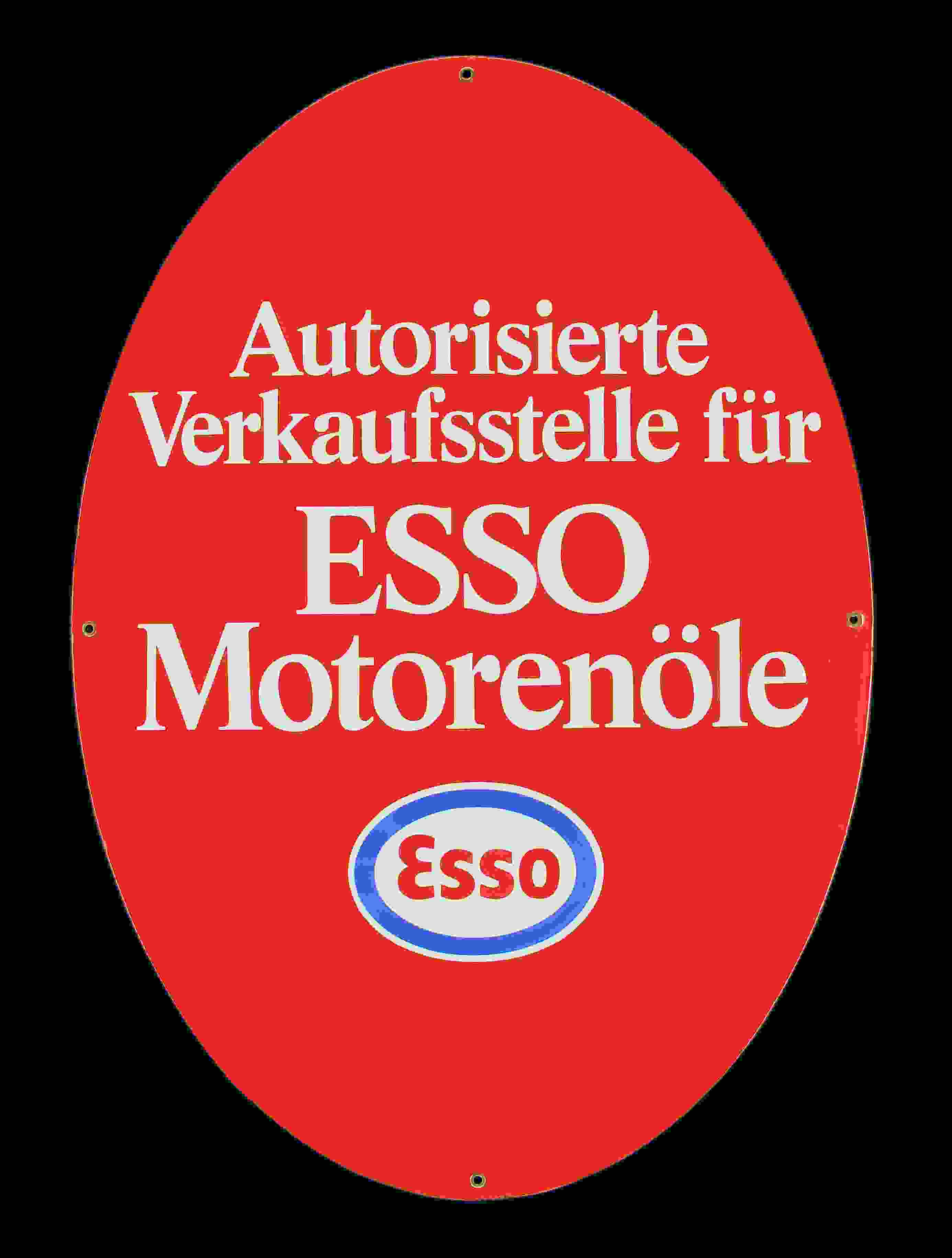 Esso Motorenöle Verkaufstelle 