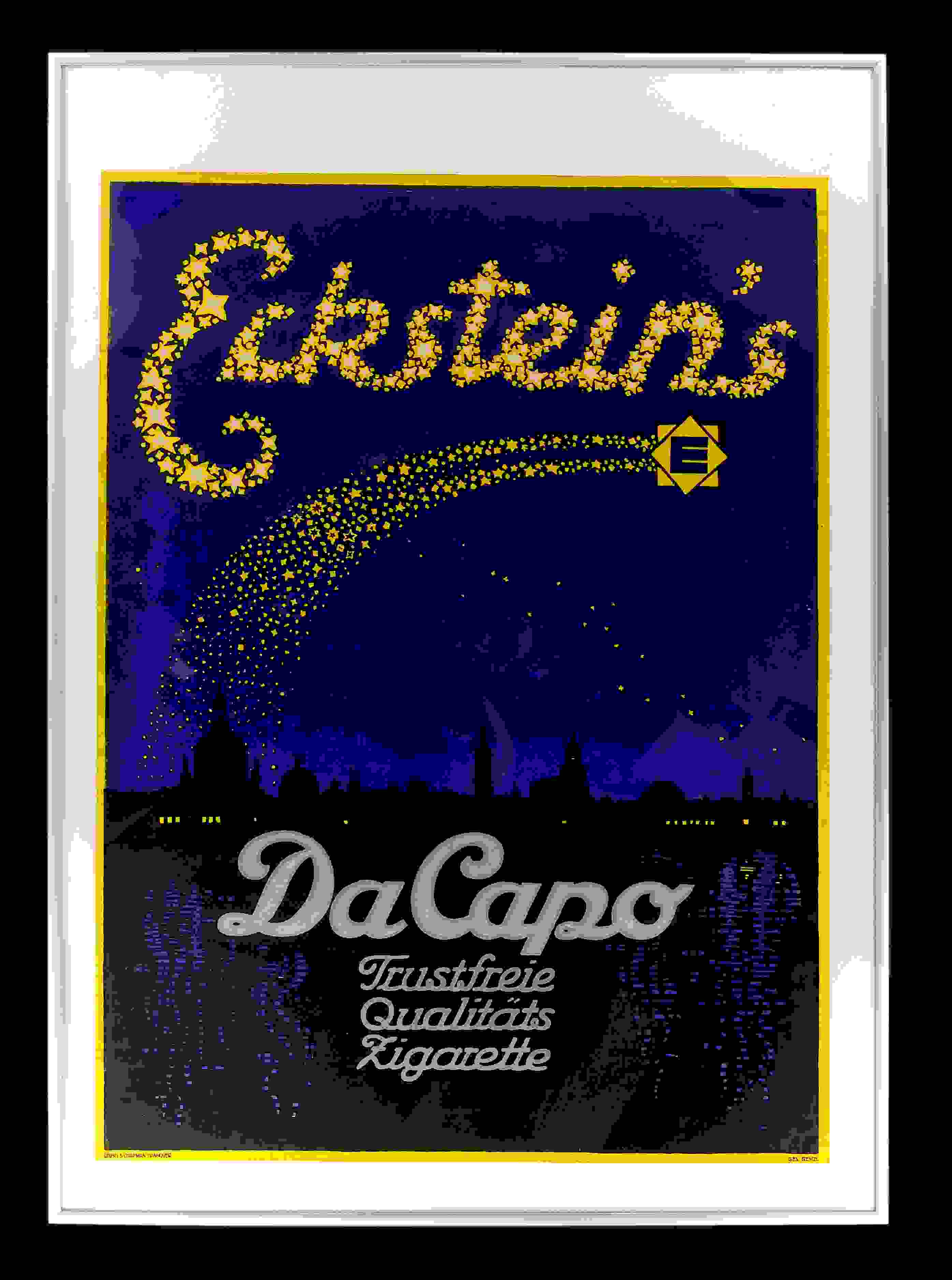 Eckstein's Da Capo Zigaretten "Dresden bei Nacht" 