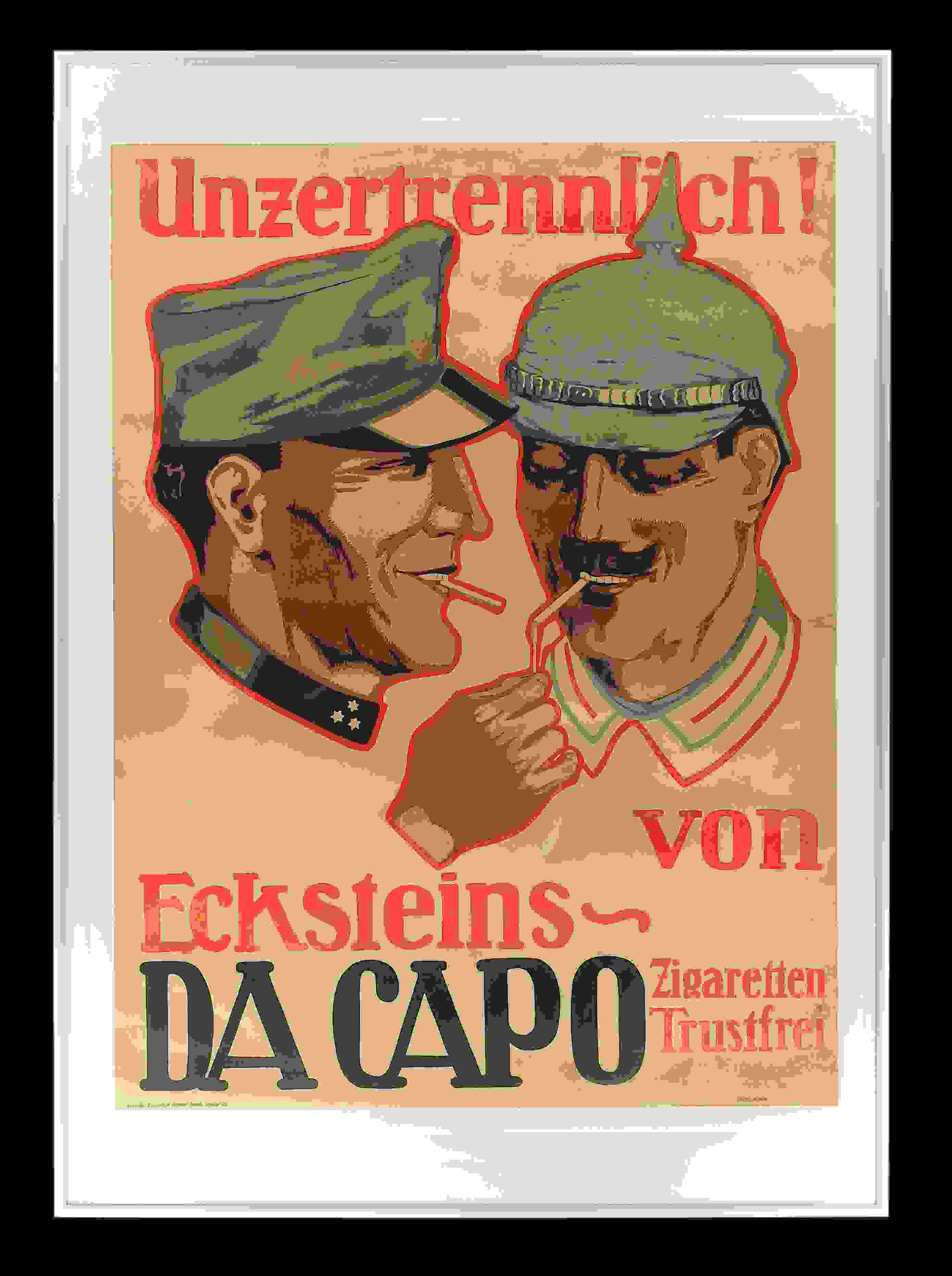 Eckstein's Da Capo Zigaretten "Unzertrennlich" 
