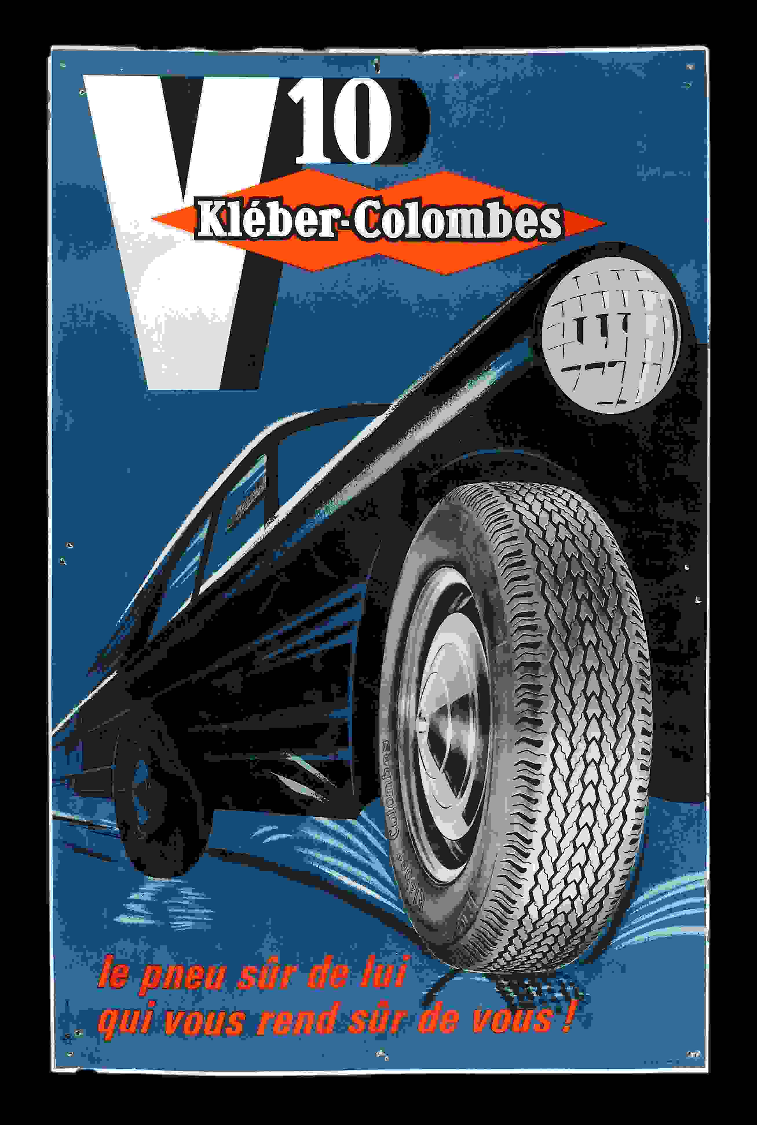 Kleber V10 Kunststoff Plakat "Automobil" 