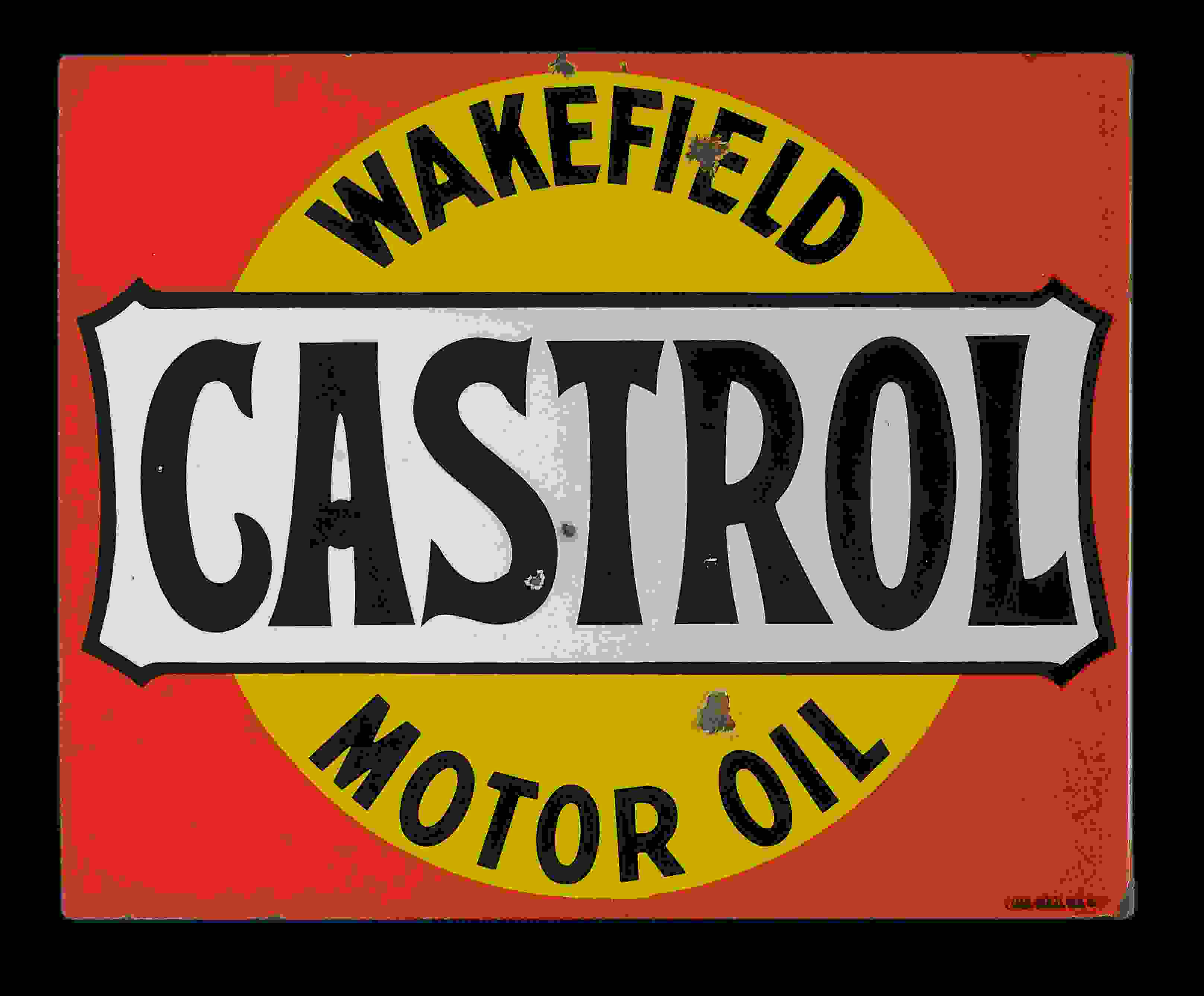 Castrol Motor Oil Ausleger 