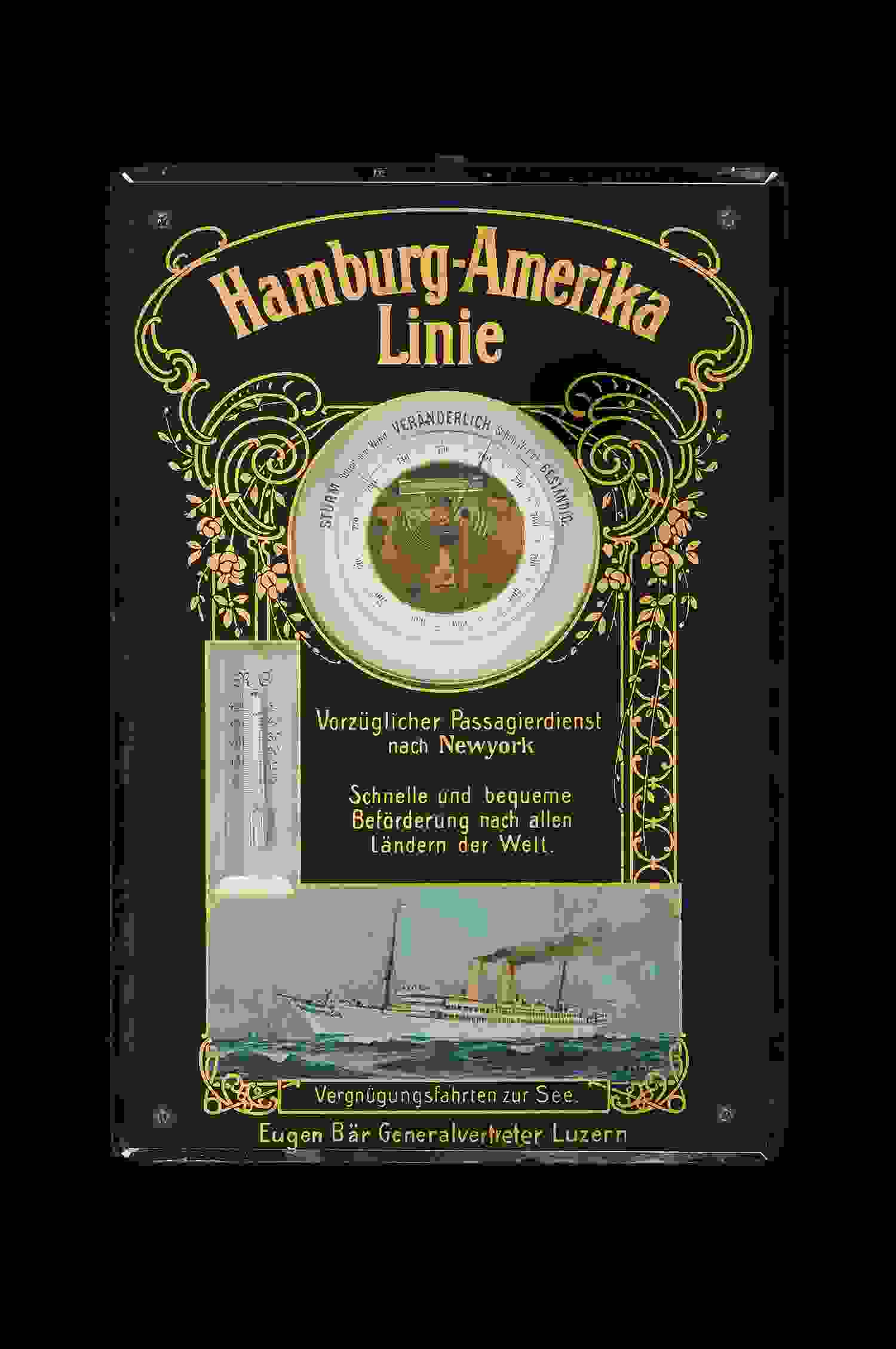 Hamburg-Amerika Linie Barometer 