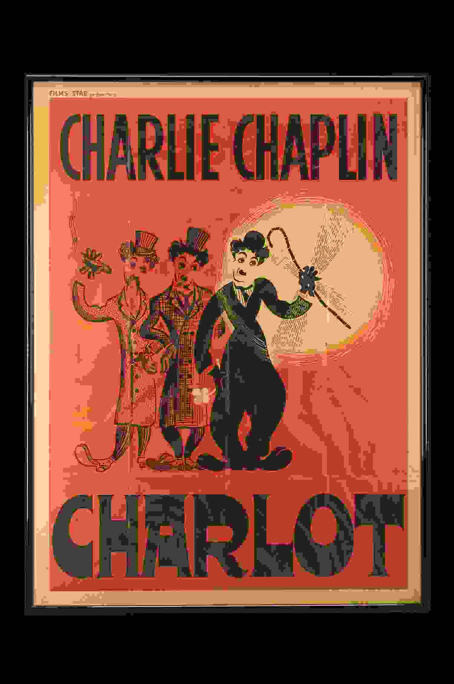Charlie Chaplin Charlot Filmplakat 