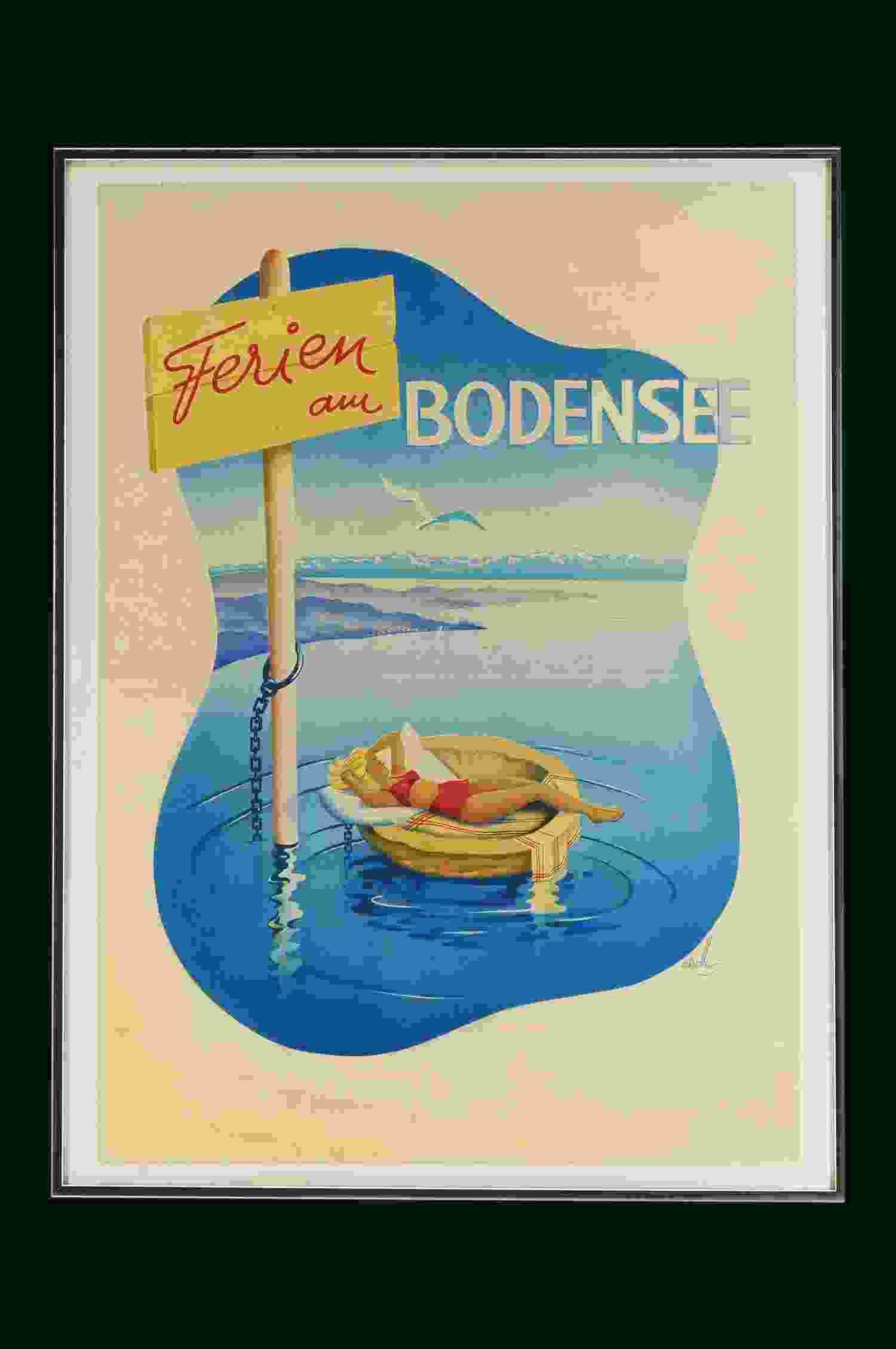 Ferien am Bodensee Plakat 
