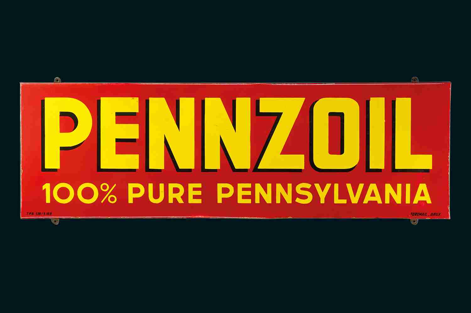 Pennzoil 100% pure Pennsylvania  