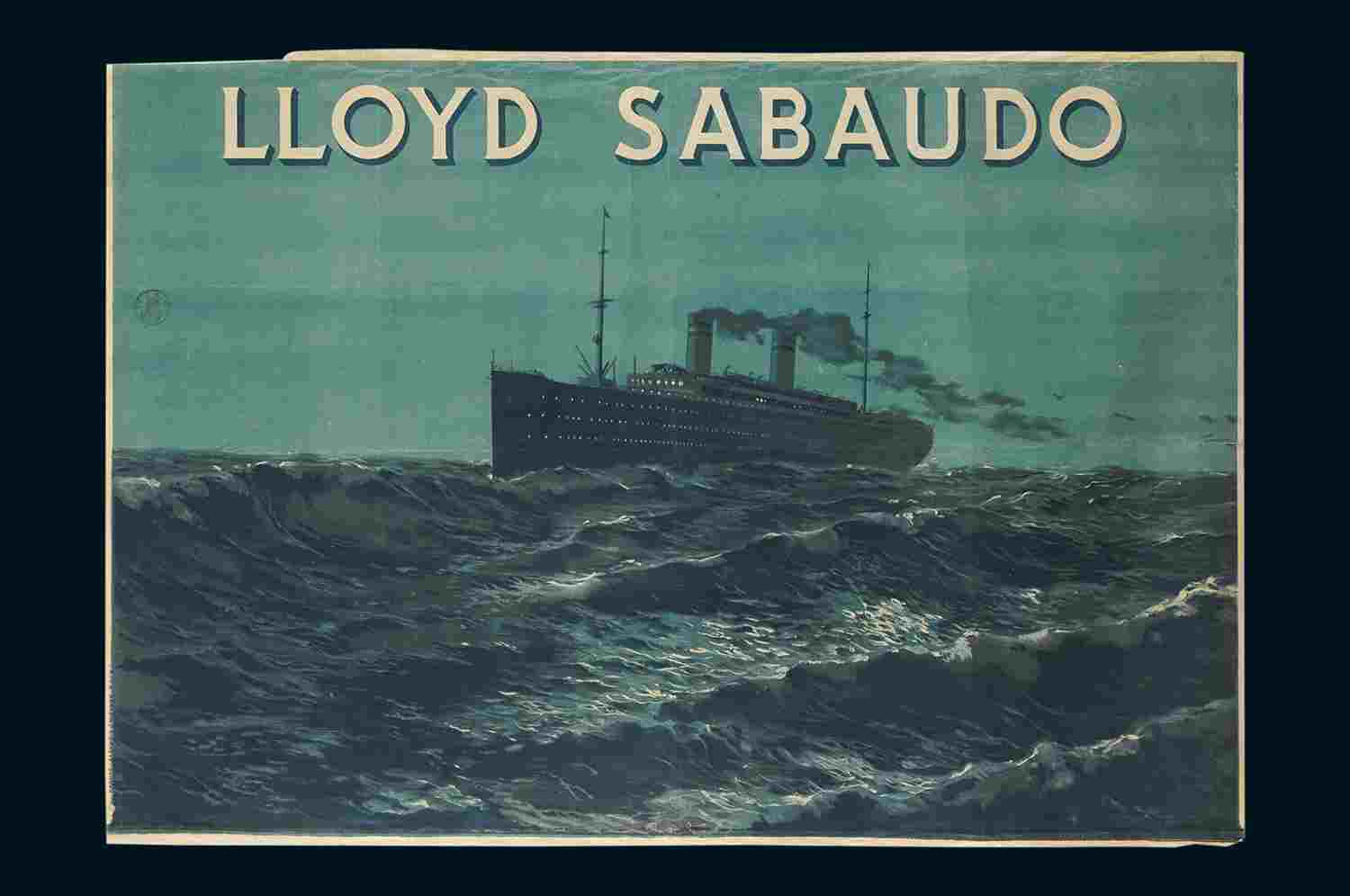 Lloyd Sabaudo Plakat 