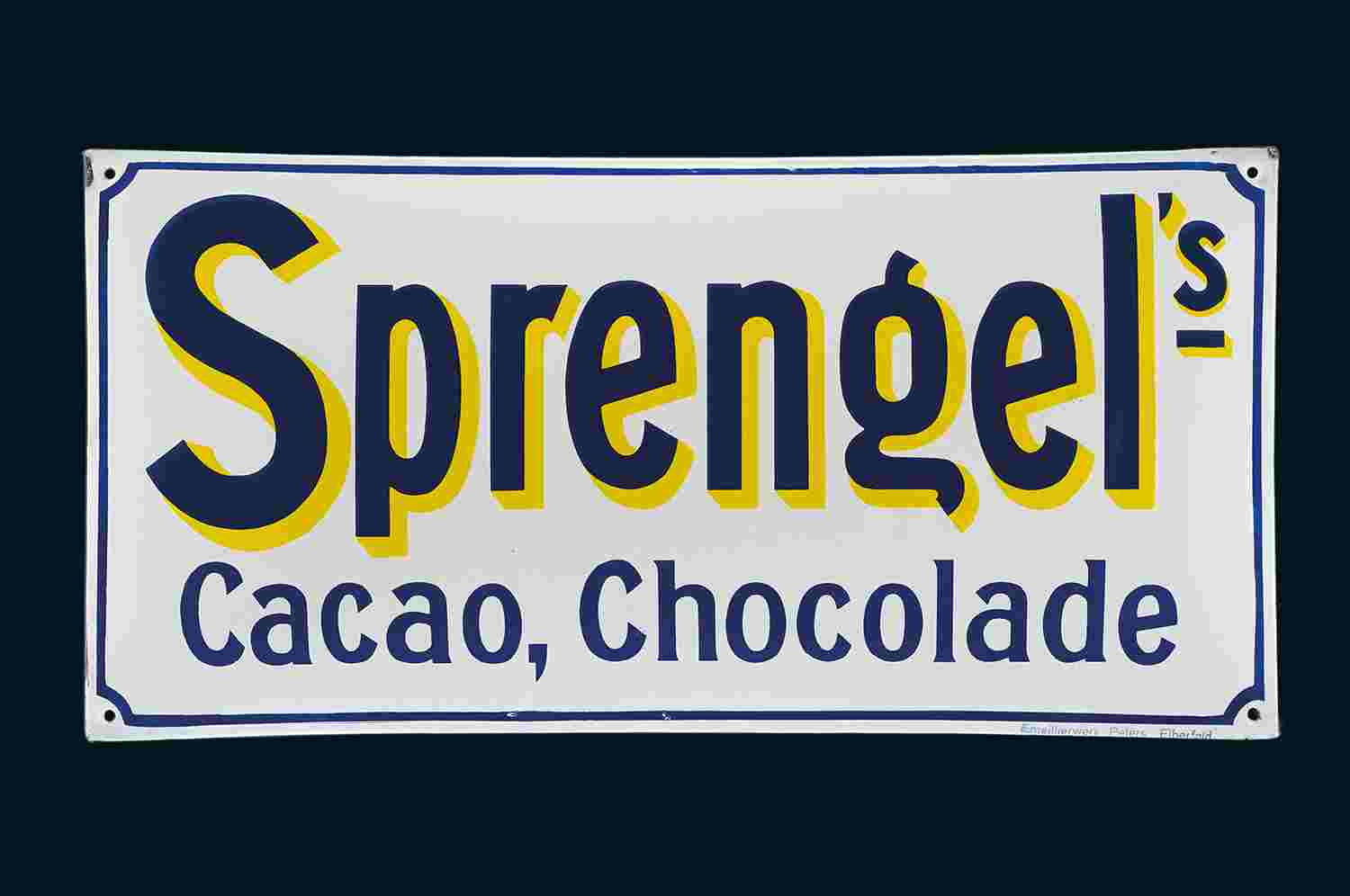 Sprengel's Cacao, Chocolade 