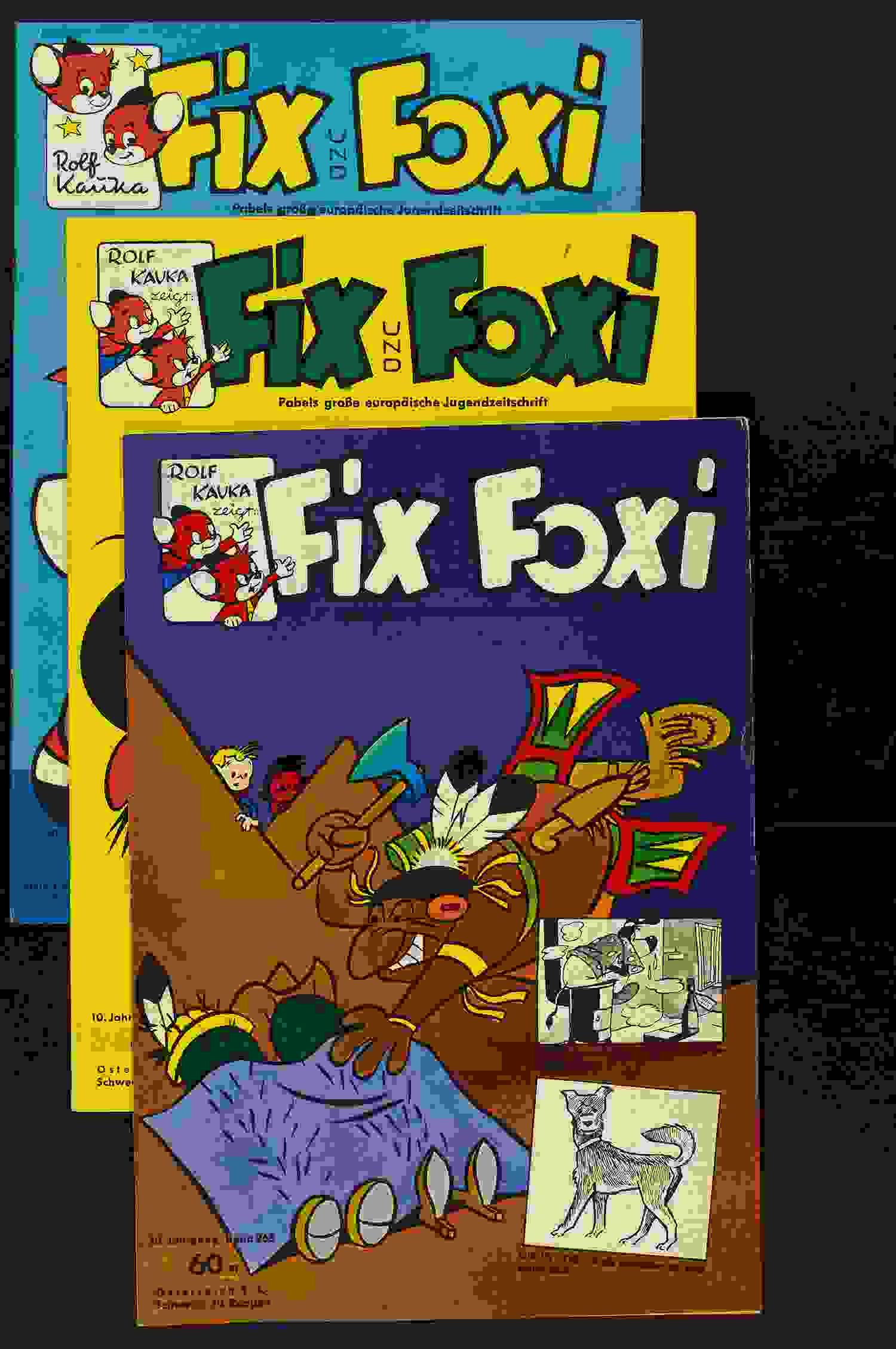 Fix und Foxi Konvolut 3 Hefte 