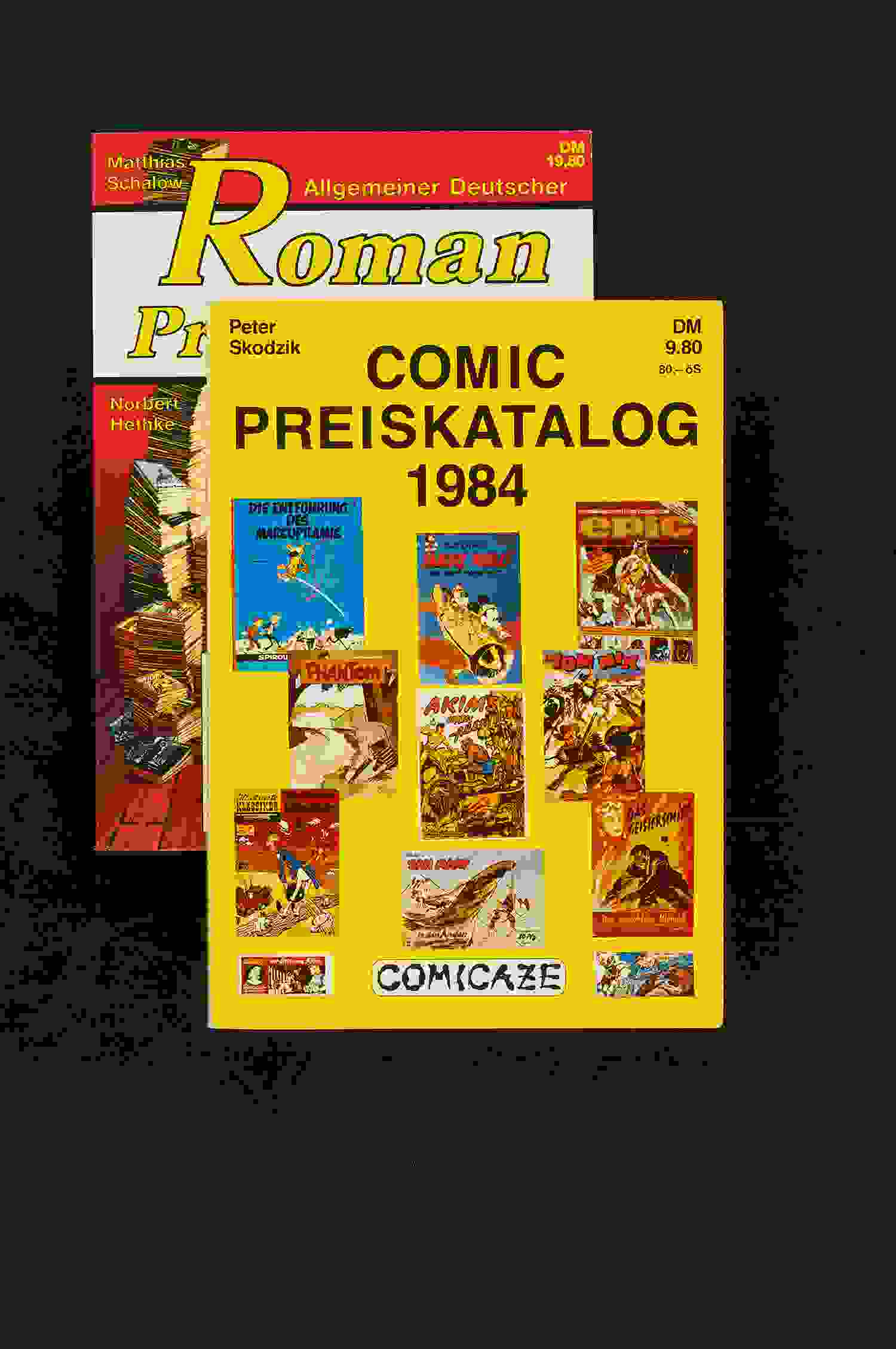 Comic Katalog v. 84 und Roman Kat. v 87 