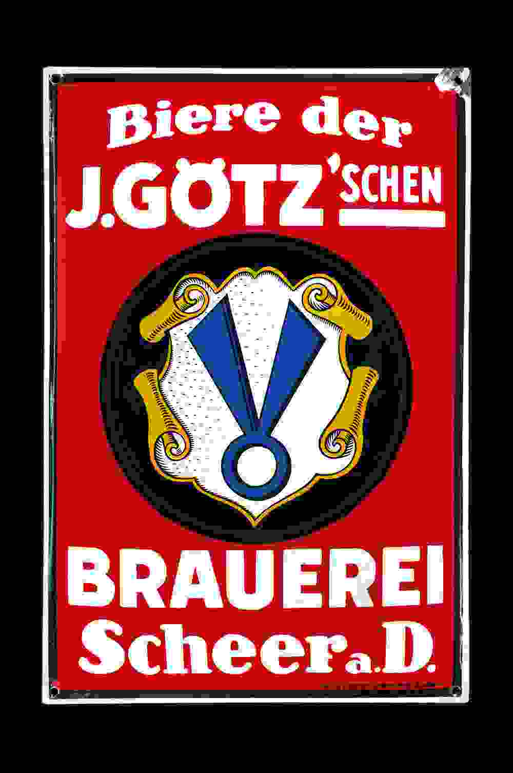 Biere der J. Götz'schen Brauerei 