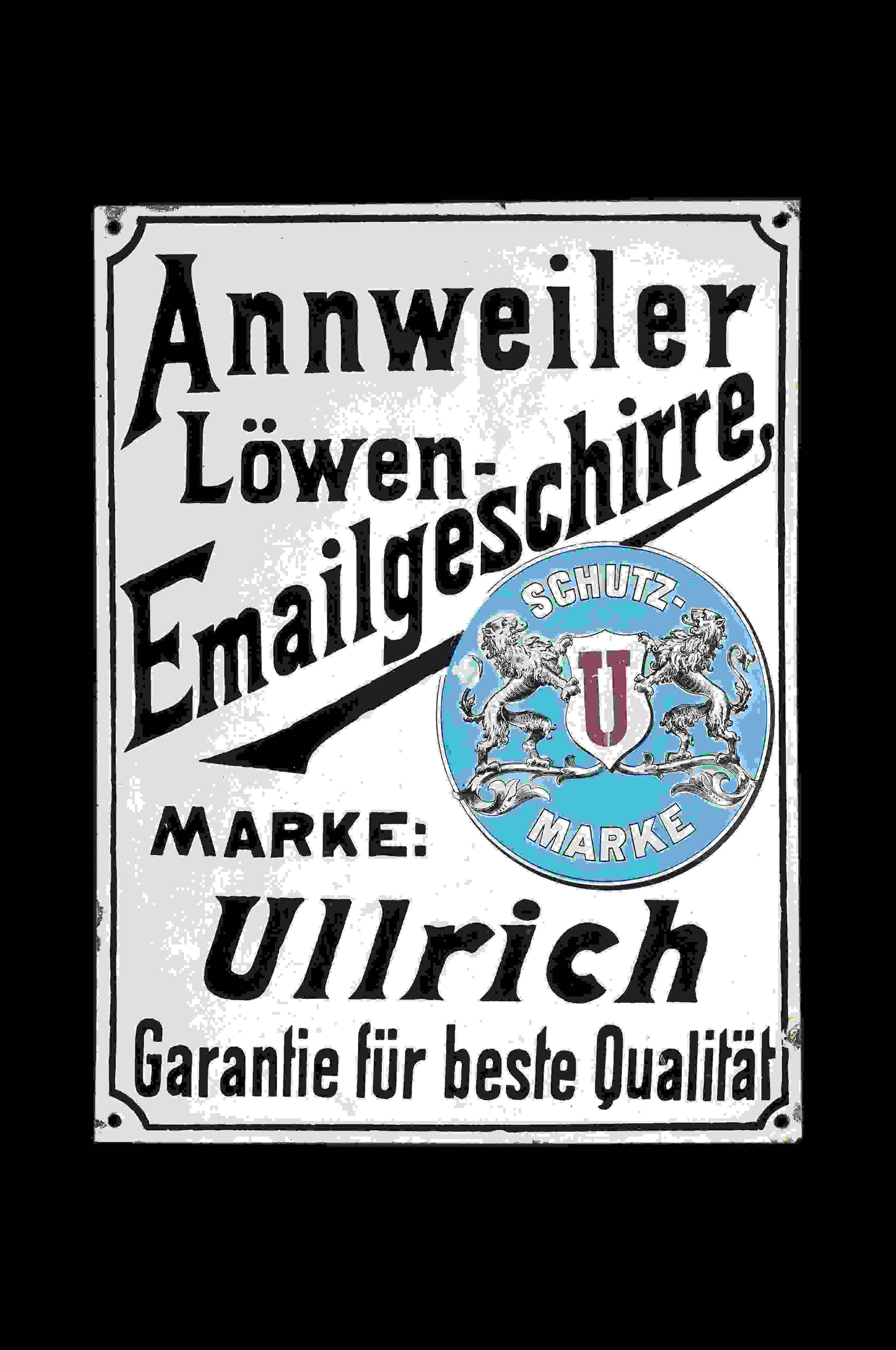Annweiler Löwen-Emailgeschirre 