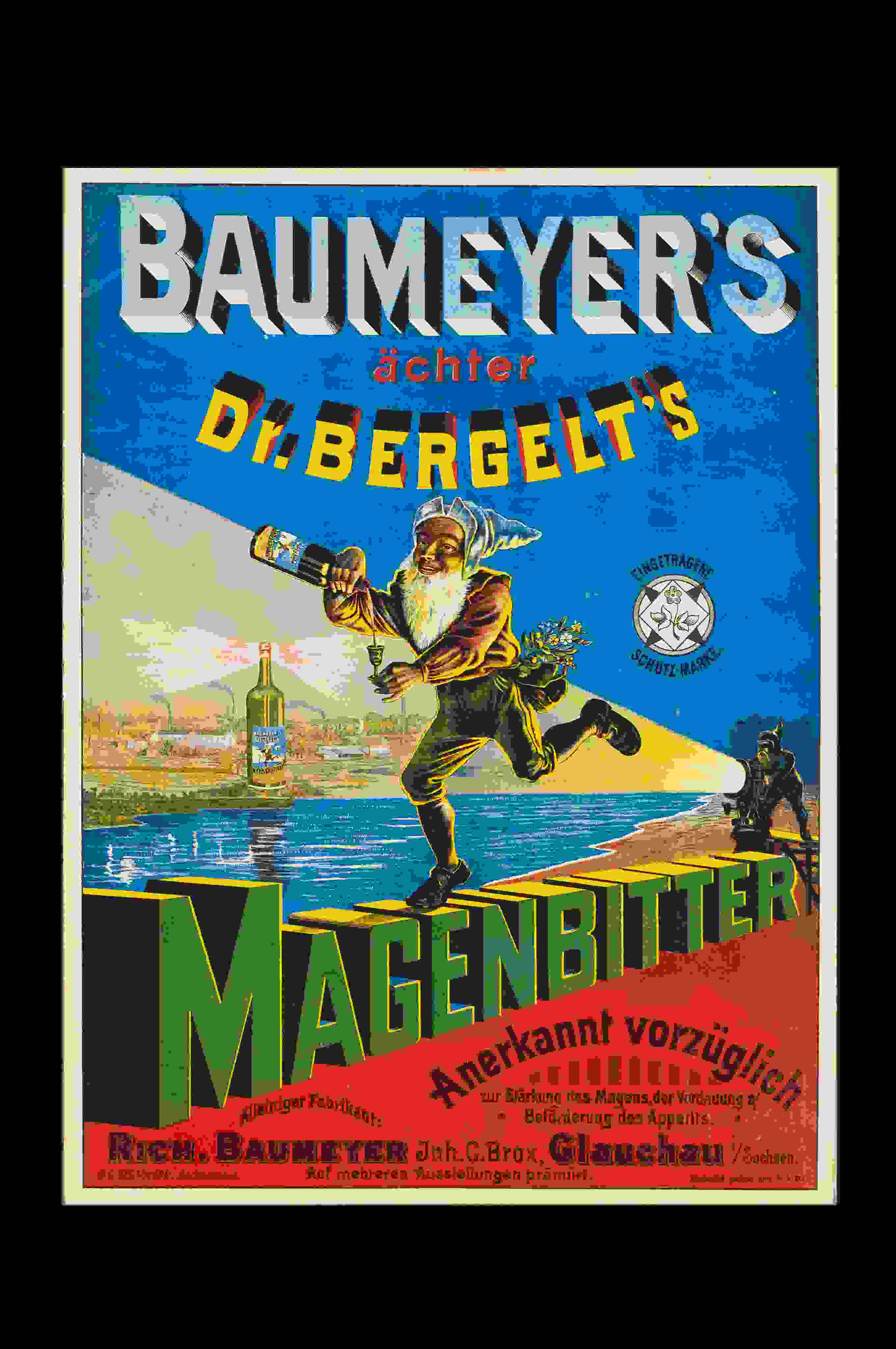 Baumeyer's Magenbitter Plakat 