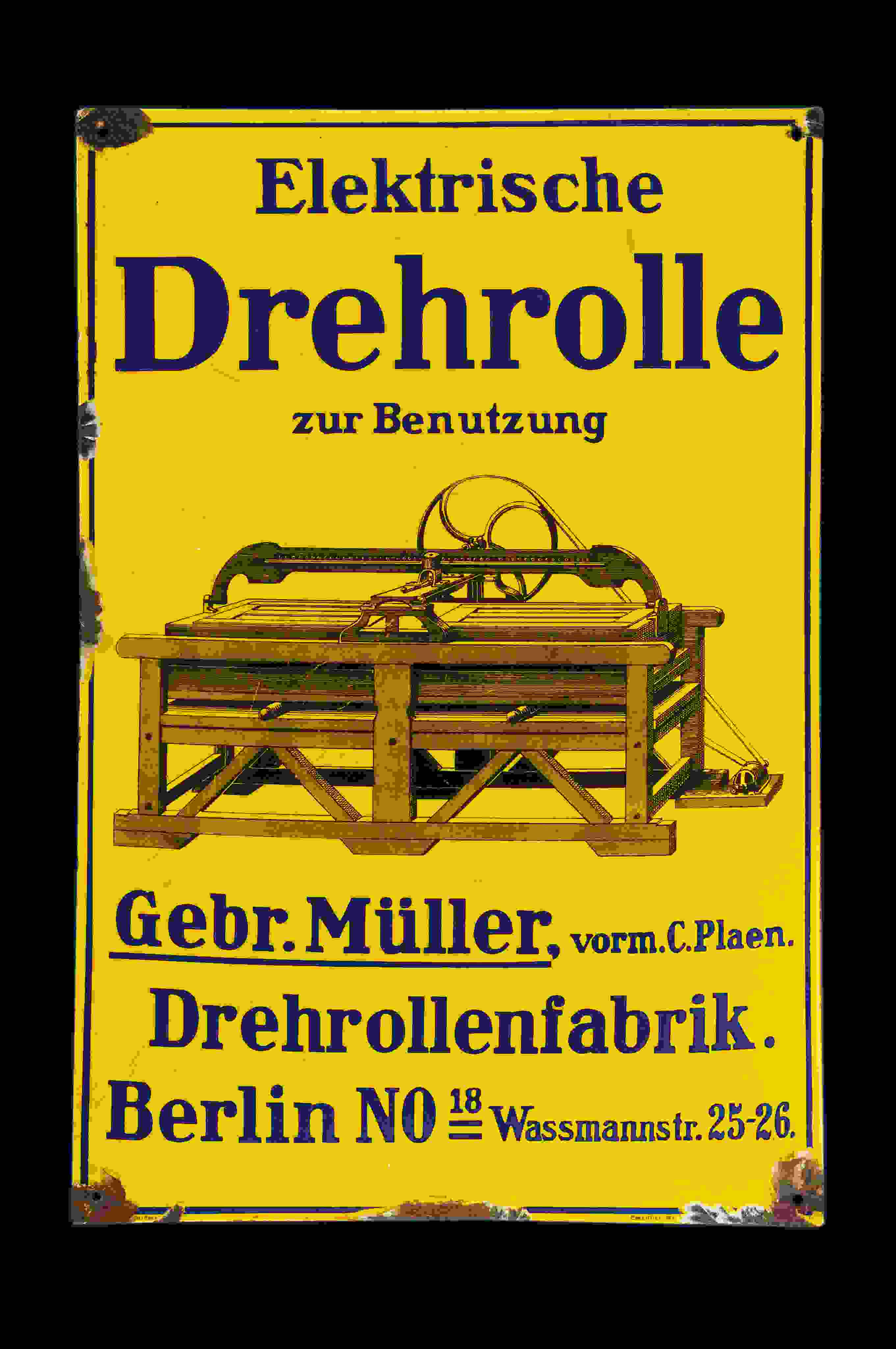 Elektrische Drehrolle Gebr. Müller 